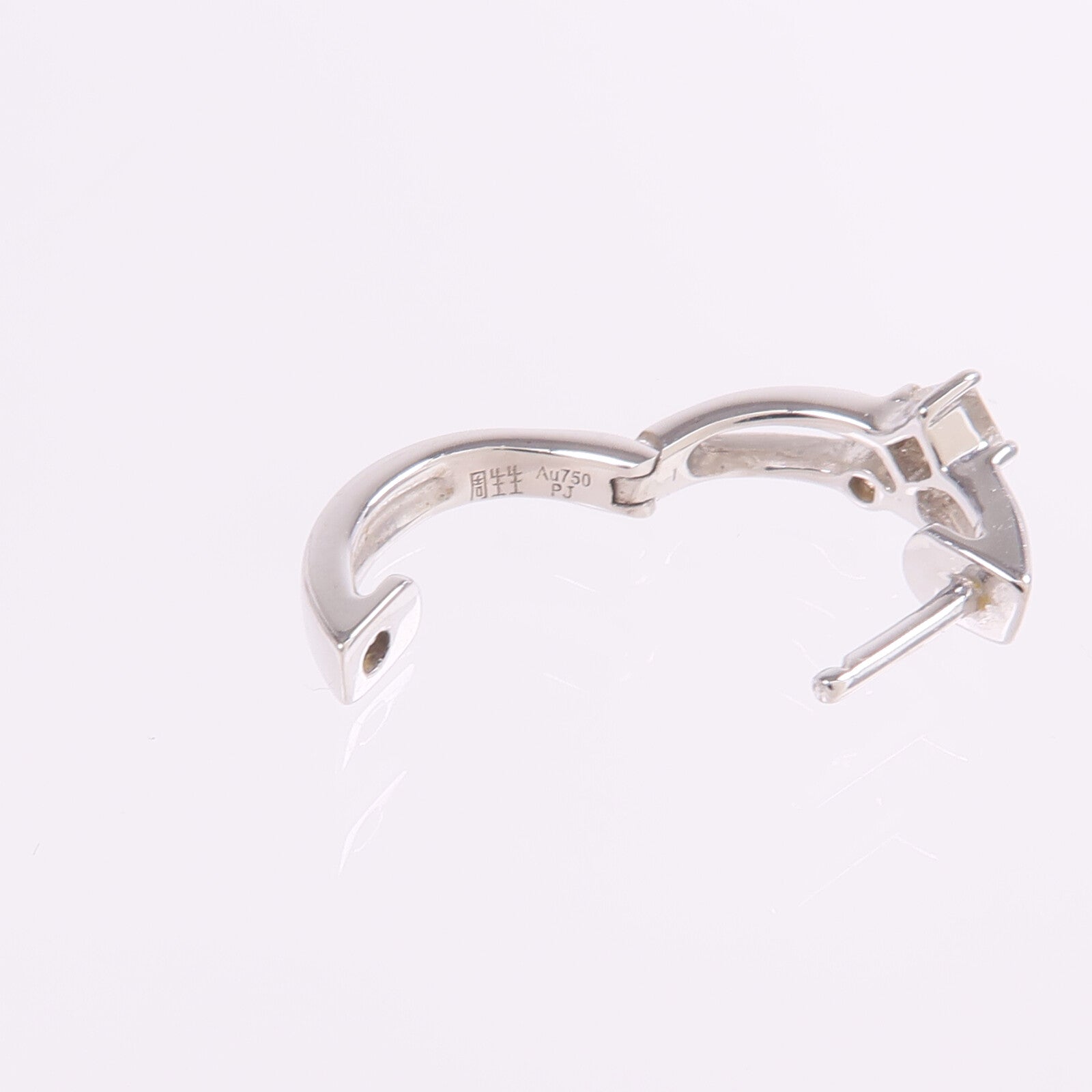 JEWELRY 18K白金Diamond Earrings鑽石耳環