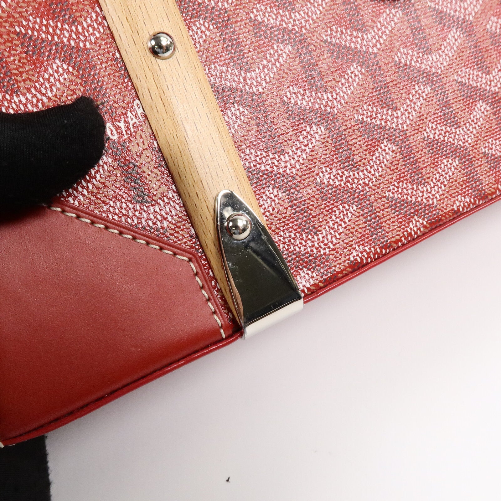 GOYARD 塗層帆布Saigon Structured PM手挽肩背兩用袋