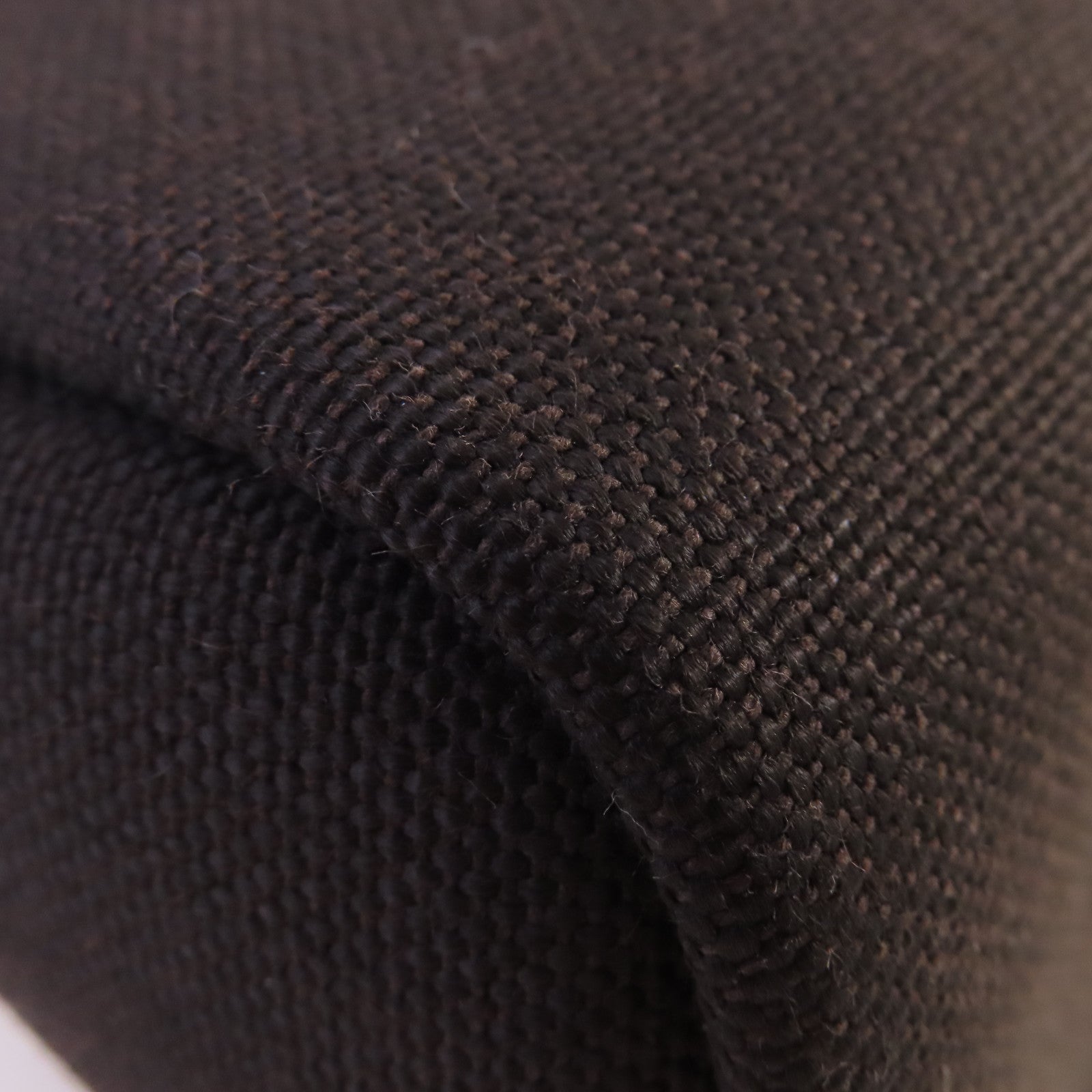HERMES Toile Militaire帆布Herbag PM 2Way Shoulder Bag金扣手挽肩背兩用袋Ebene烏木色