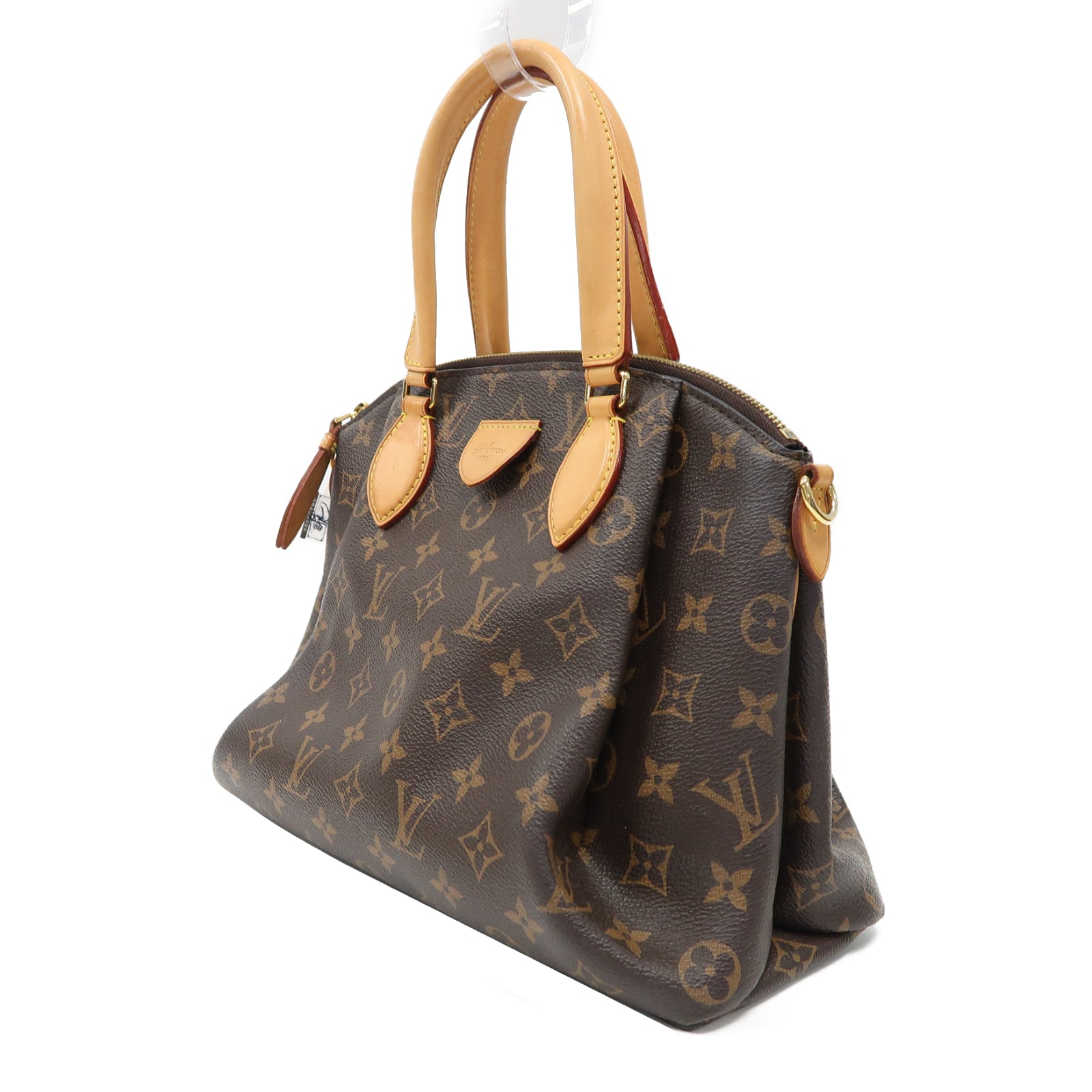 LOUIS VUITTON Monogram Boetie PM金扣手挽肩背兩用袋啡色