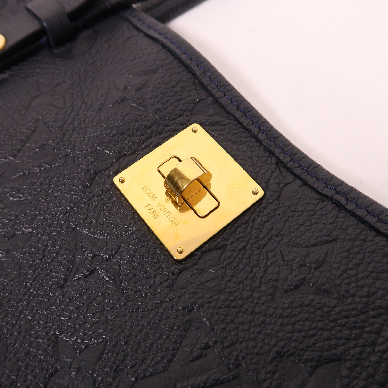 LOUIS VUITTON Monogram Empreinte Citadine GM金扣肩背袋
