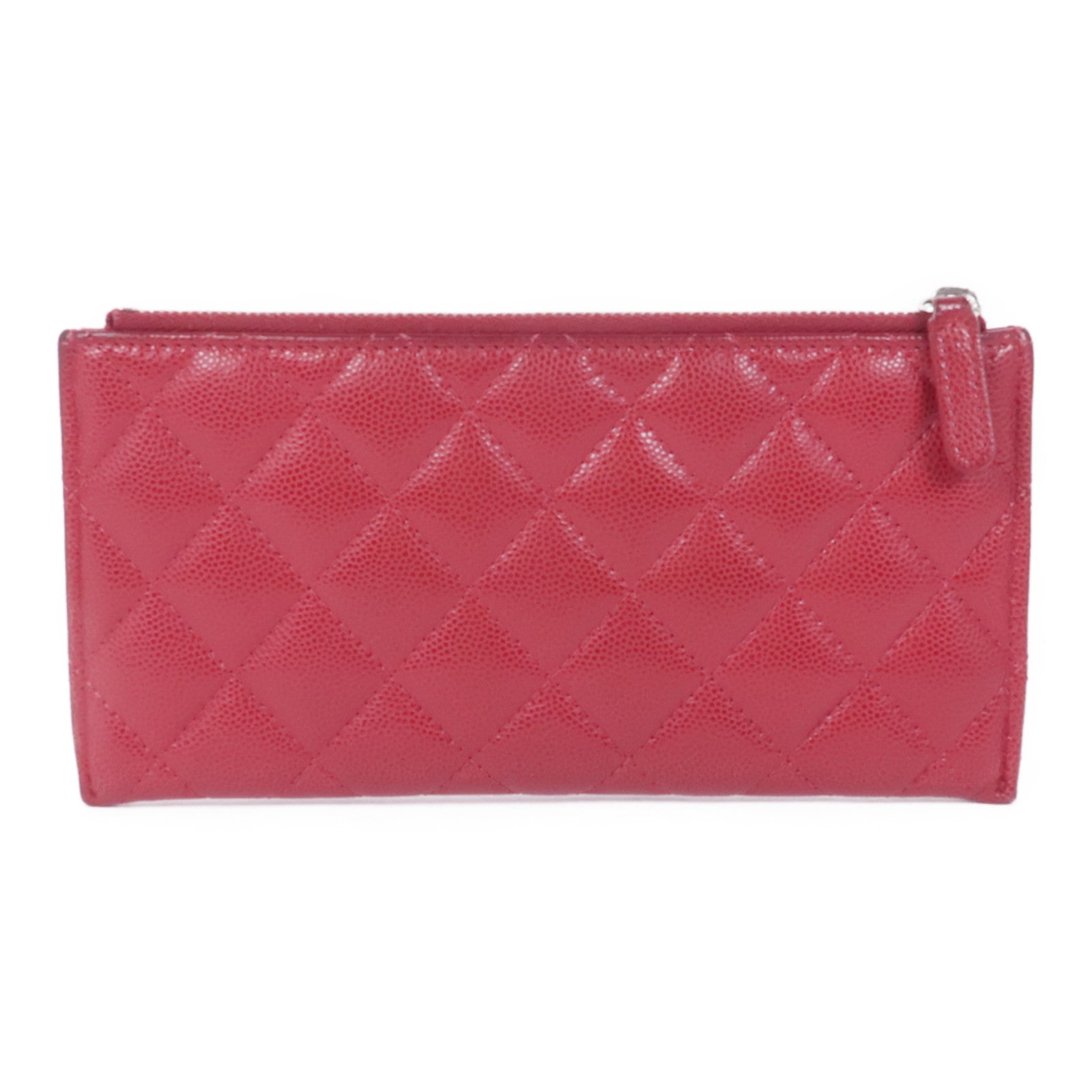 CHANEL 牛皮皮革Clutch Bag銀扣手拿包