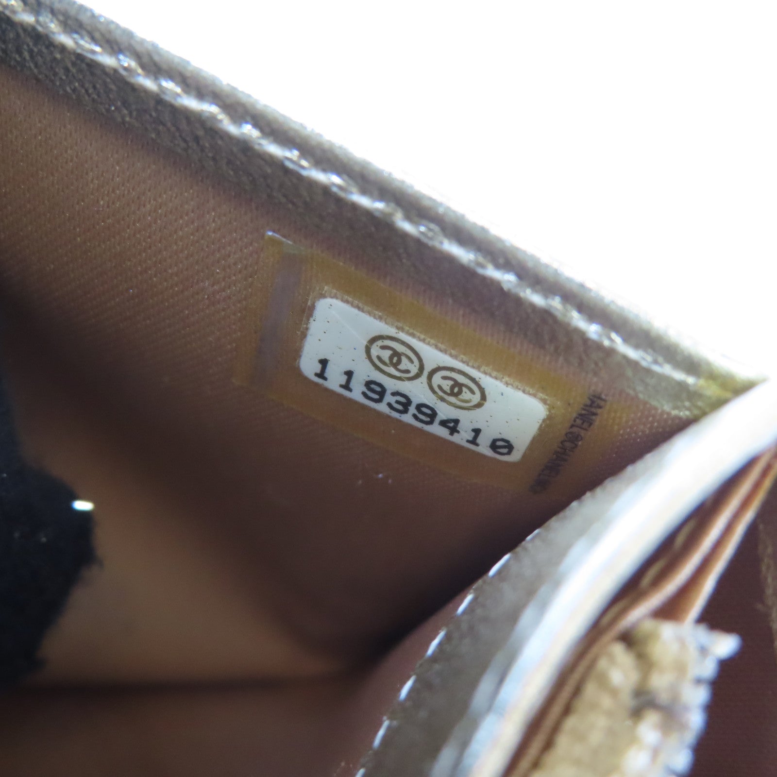 CHANEL 【激減優惠】牛皮皮革Long Wallet金扣長錢包金色