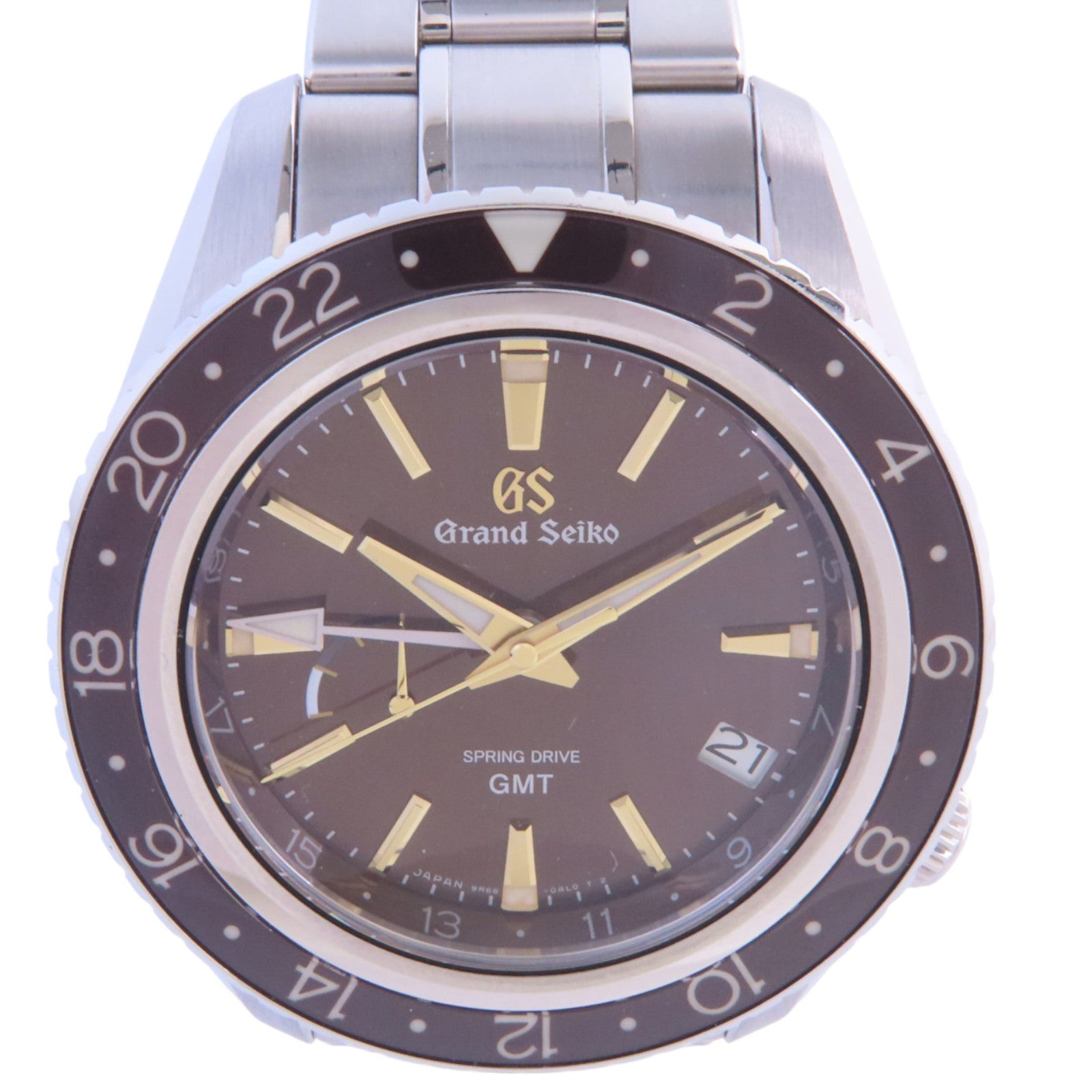 SEIKO Spring Drive GMT 140pcs Limited SBGE267 Automatic Watch Stainless Steel