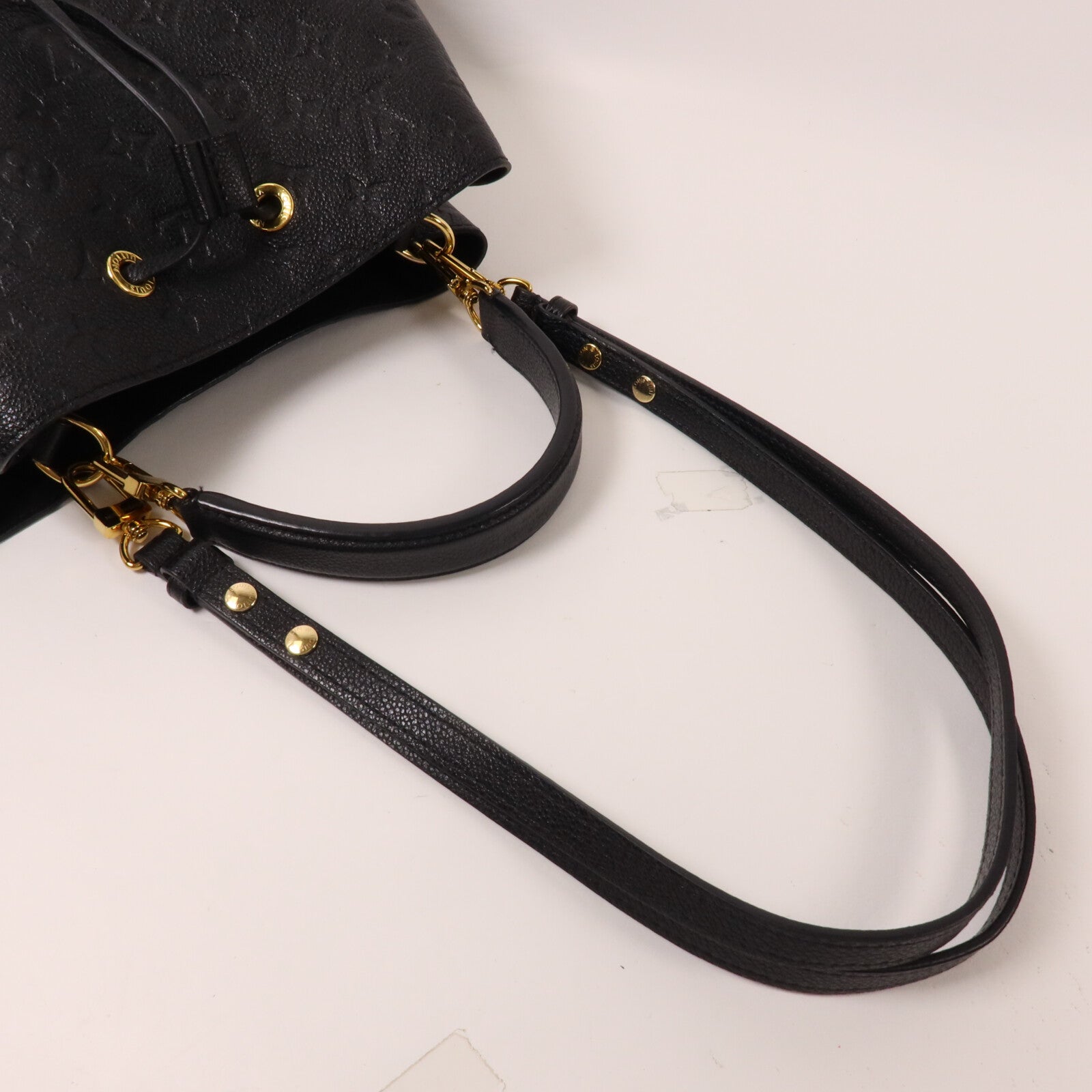 LOUIS VUITTON Monogram Empreinte Neo Noe MM 手挽肩背兩用袋