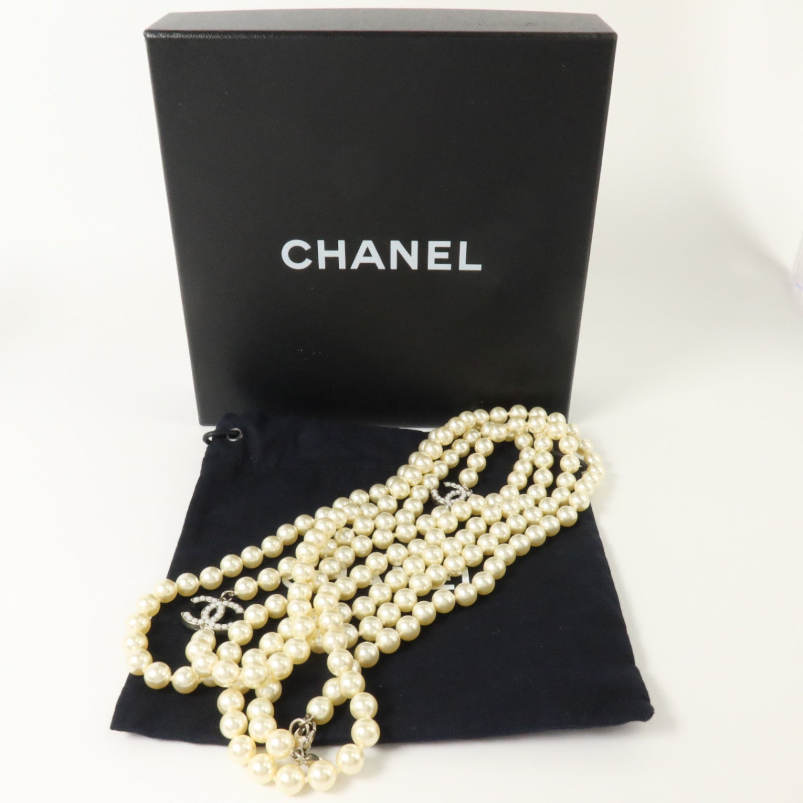 CHANEL PVC/金屬Necklace項鏈