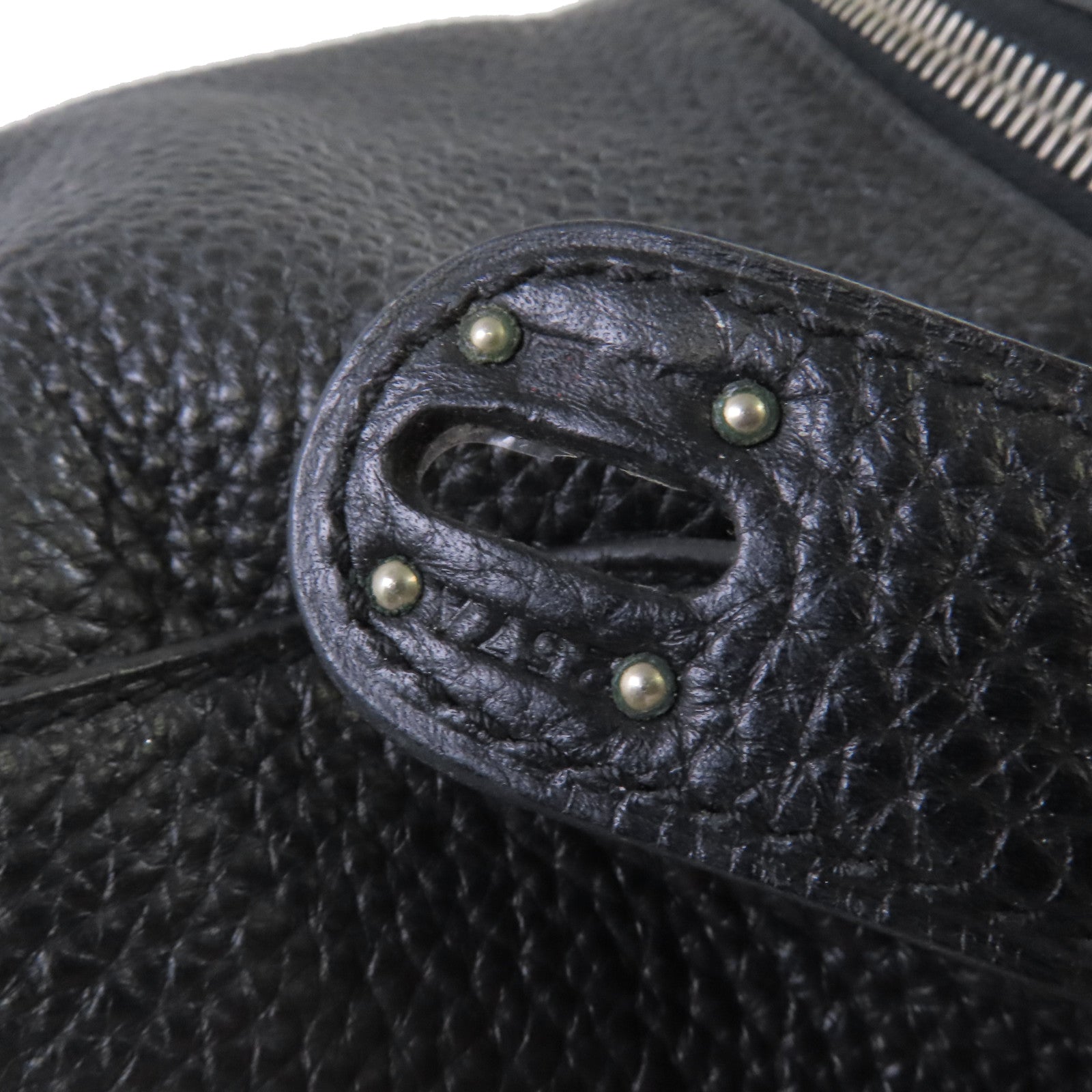 HERMES Clemence皮革Lindy 34 Shoulder Bag銀扣肩背袋黑色