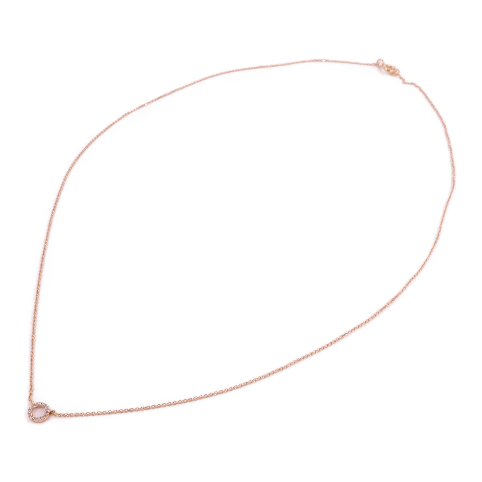 JEWELRY 18K玫瑰金Diamond Necklace鑽石項鍊