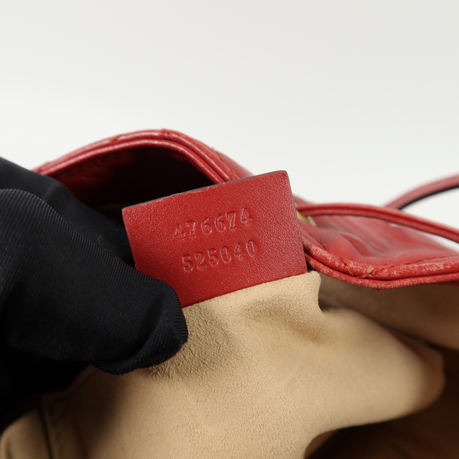 GUCCI 牛皮皮革GG Marmont Bucket手挽肩背兩用袋