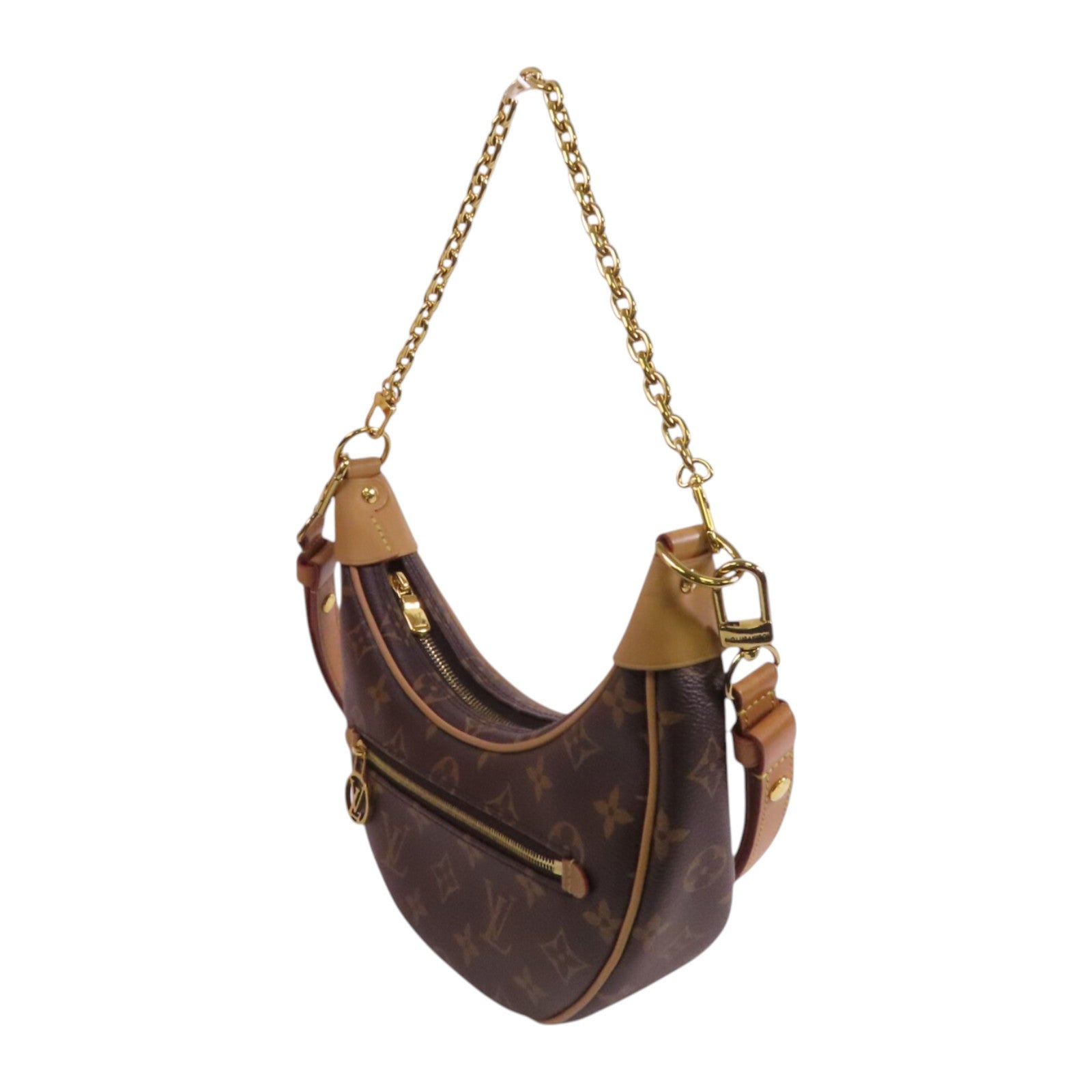 LOUIS VUITTON Monogram Loop Monogram金扣手挽肩背兩用袋