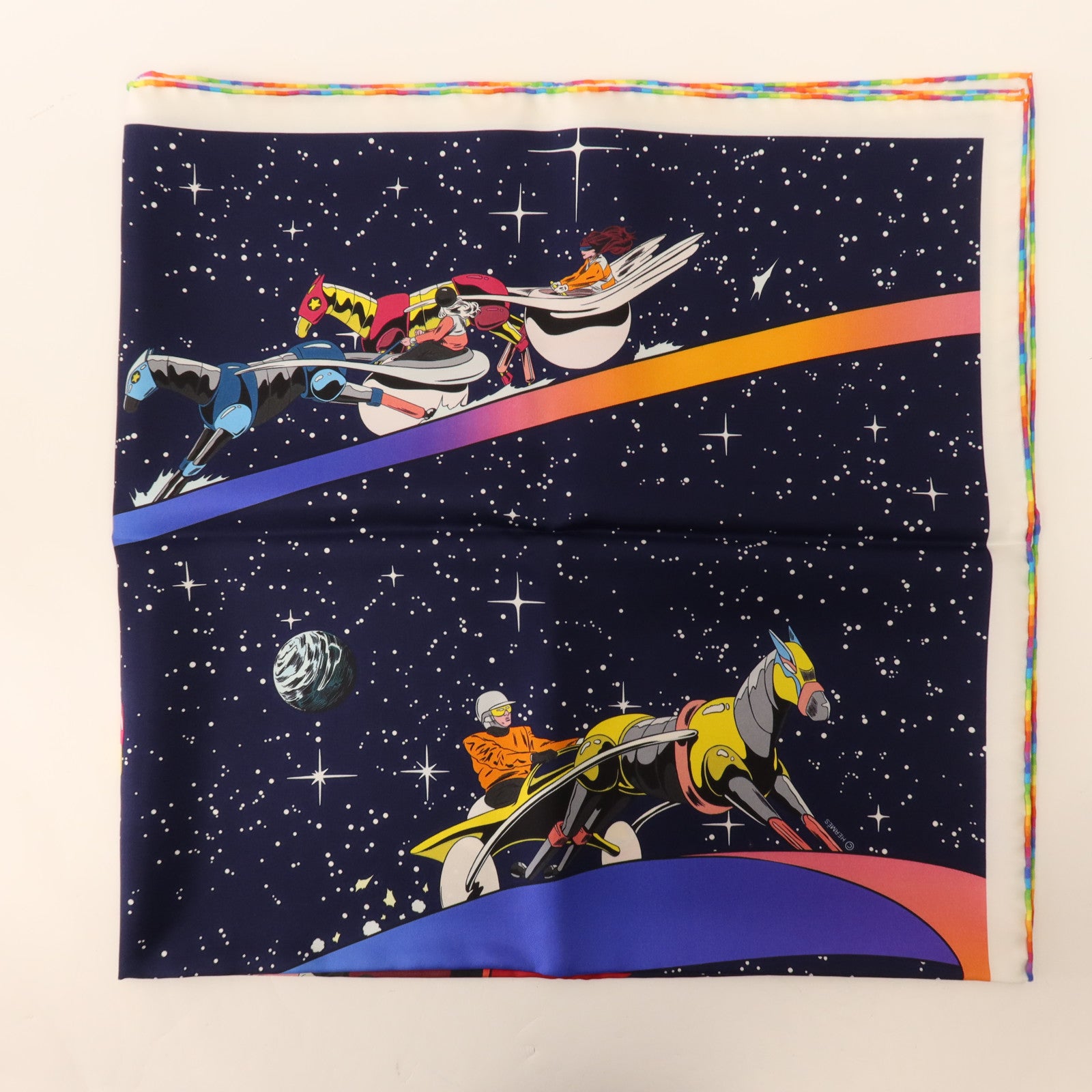 HERMES 絲質Scarf 90x90絲巾