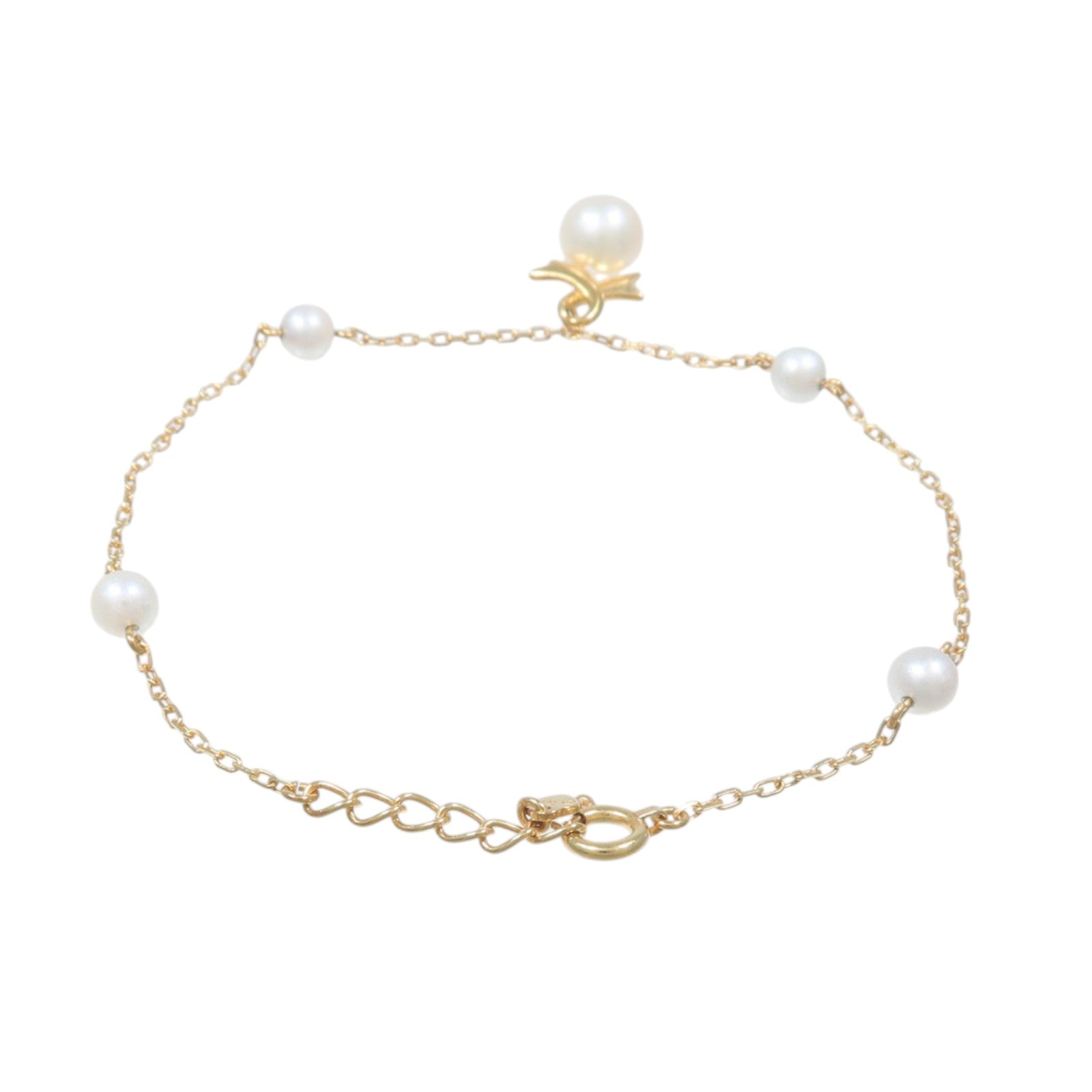 MIKIMOTO 18K黃金Pearl Bracelet珍珠手鏈