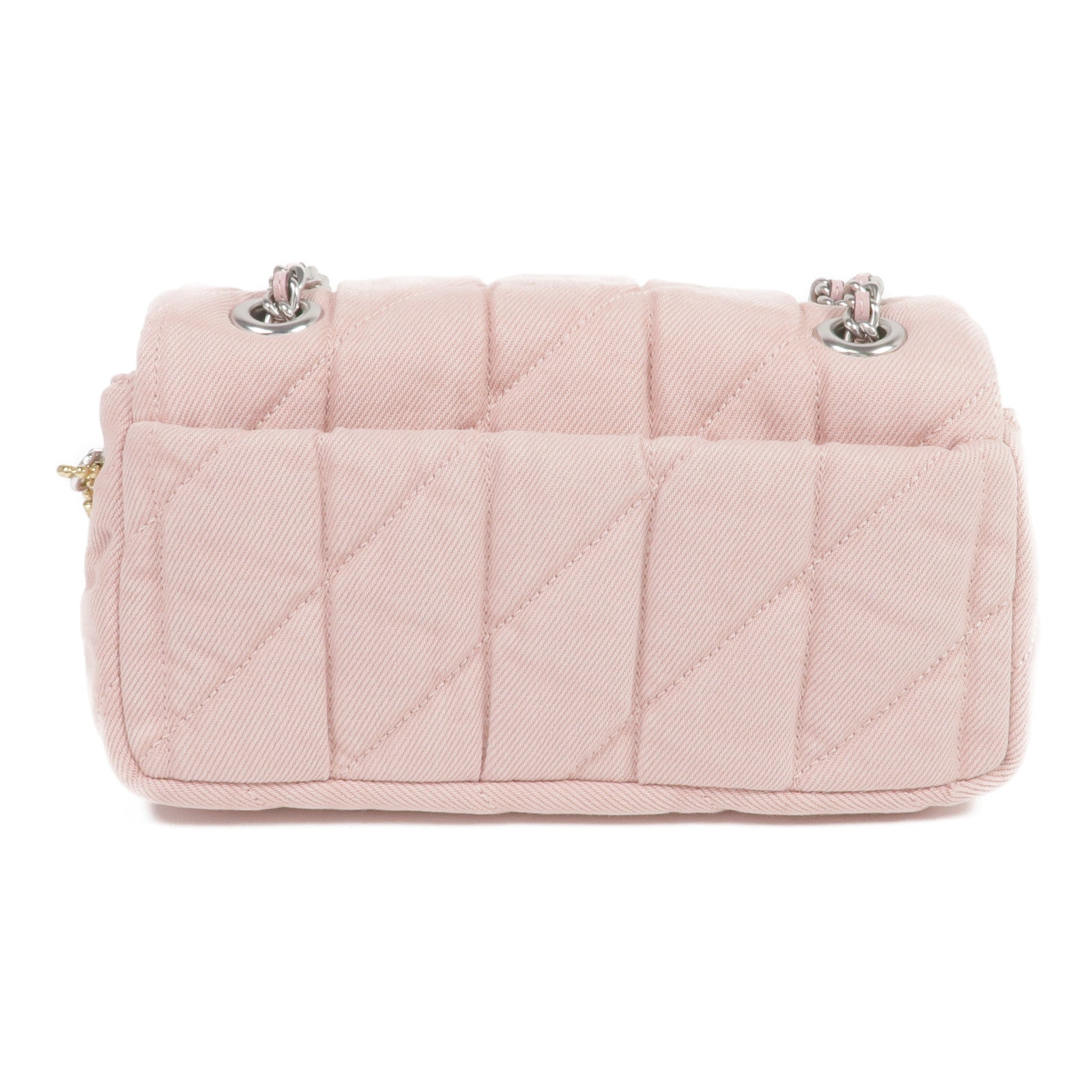 COACH 帆布Tabby 20銀扣肩背袋