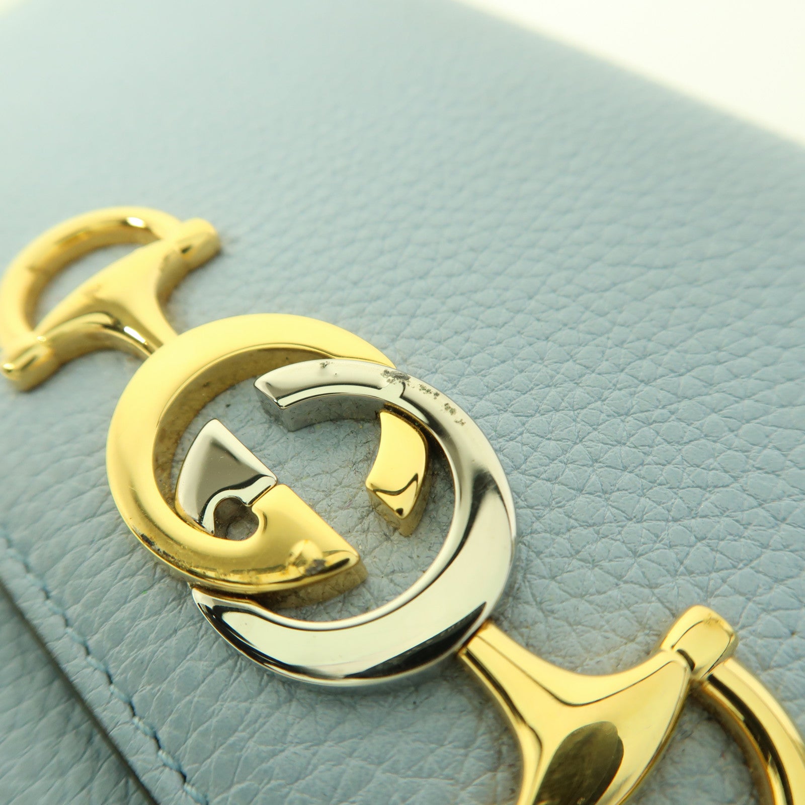 GUCCI 牛皮皮革Long Wallet金扣長錢包