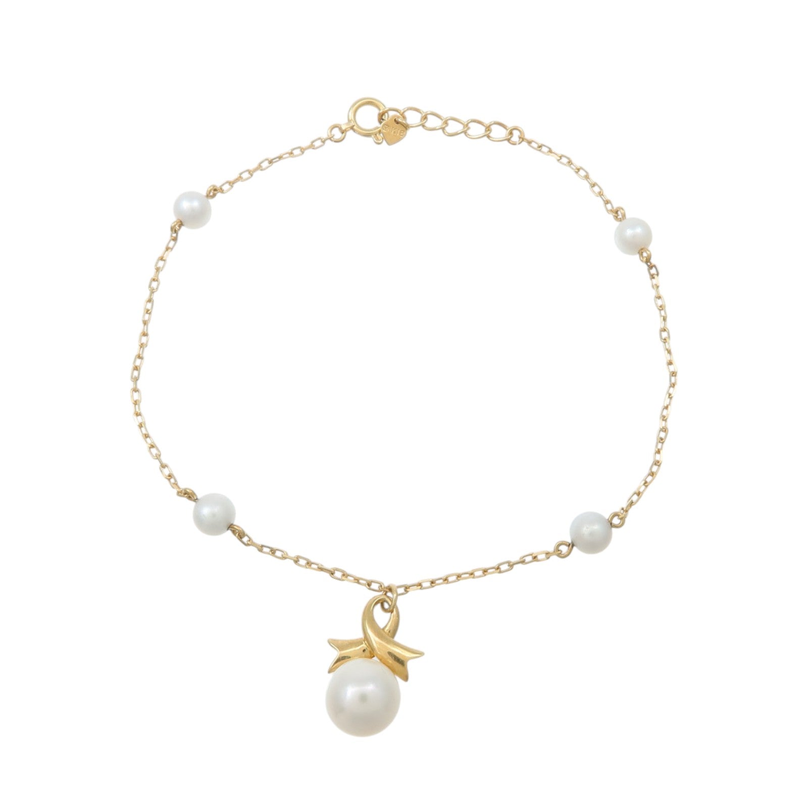 MIKIMOTO 18K黃金Pearl Bracelet珍珠手鏈