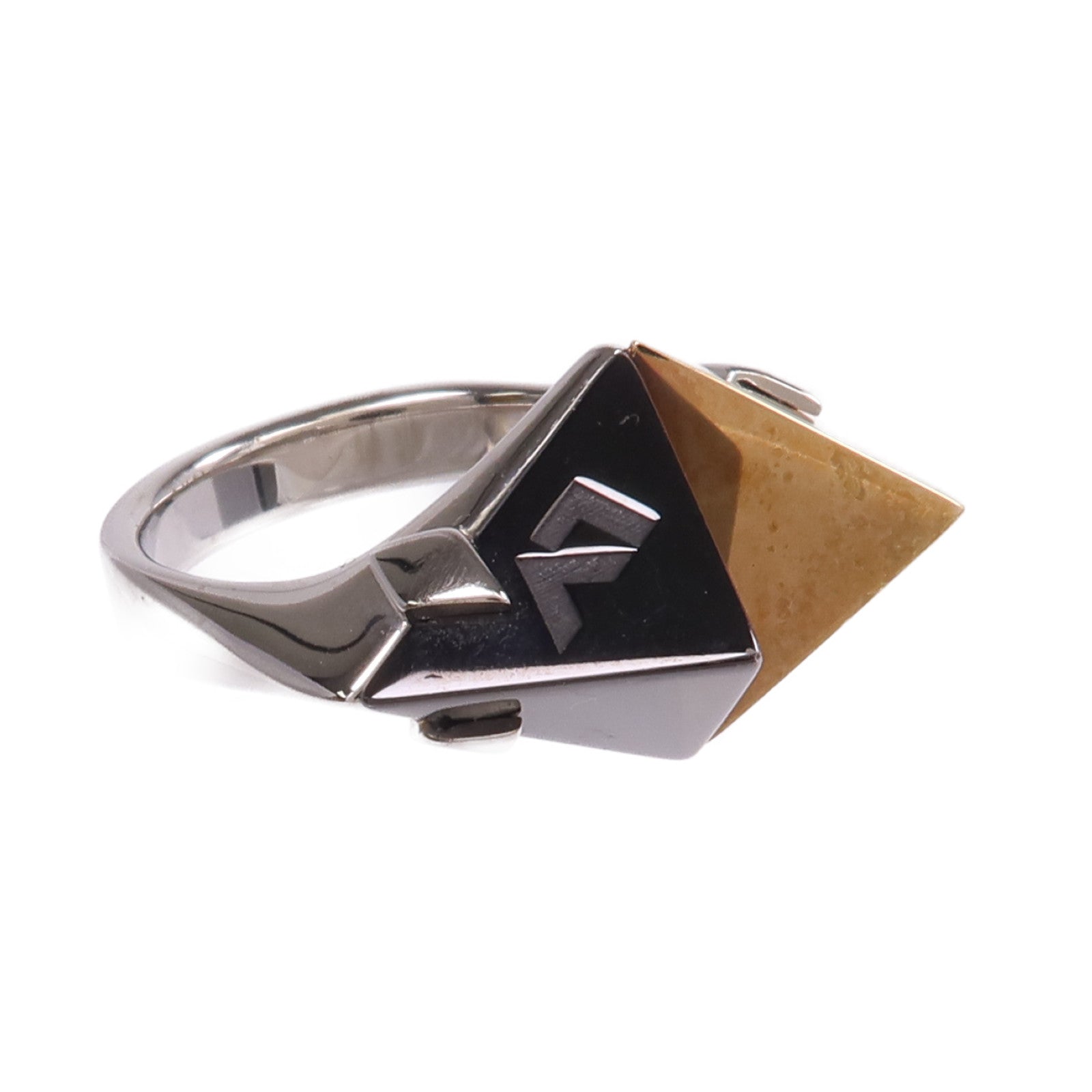 LOUIS VUITTON 【激減優惠】金屬Bague Zig Zag Ring戒指US#6.75