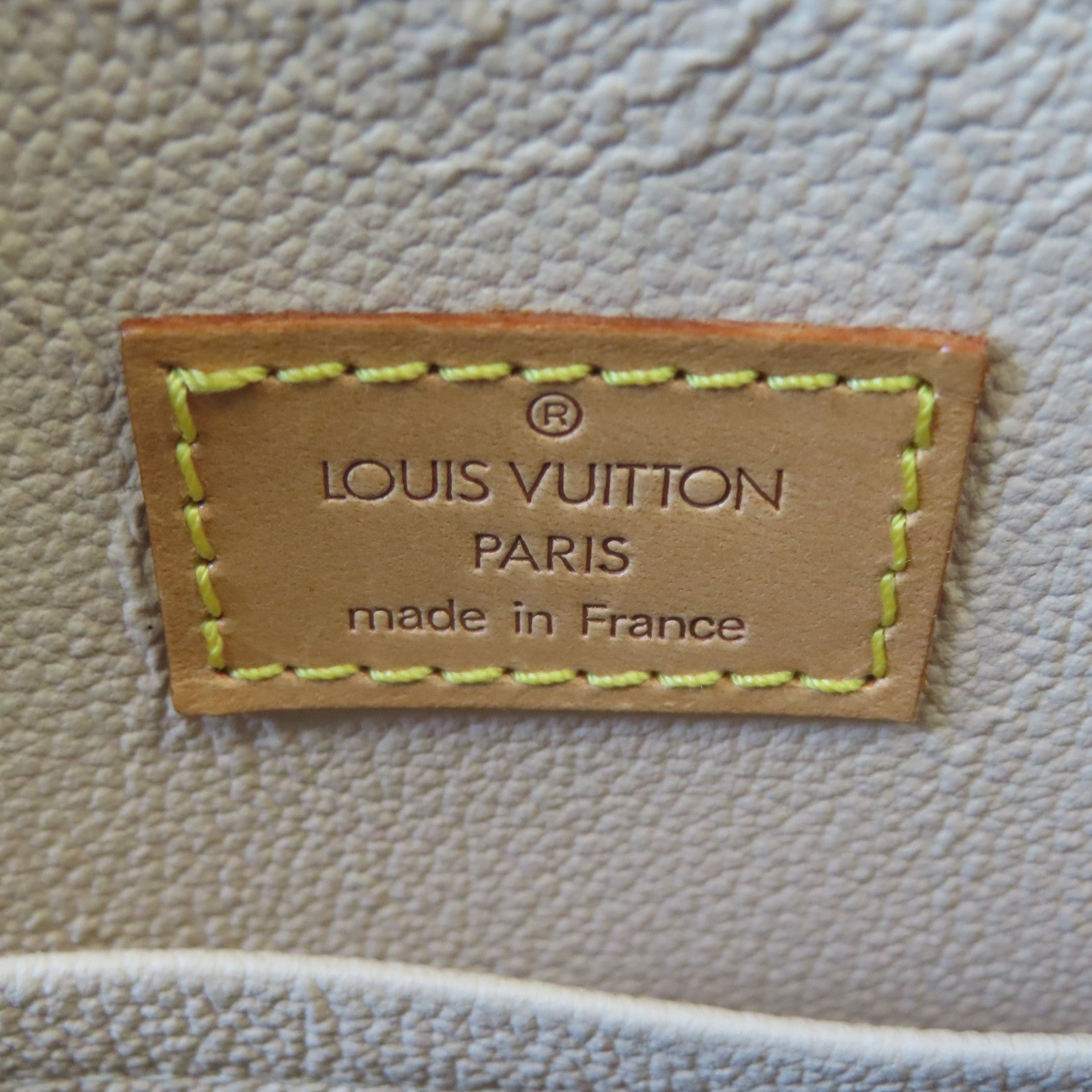 LOUIS VUITTON Monogram Sac Plat Tote Bag金扣手挽袋啡色
