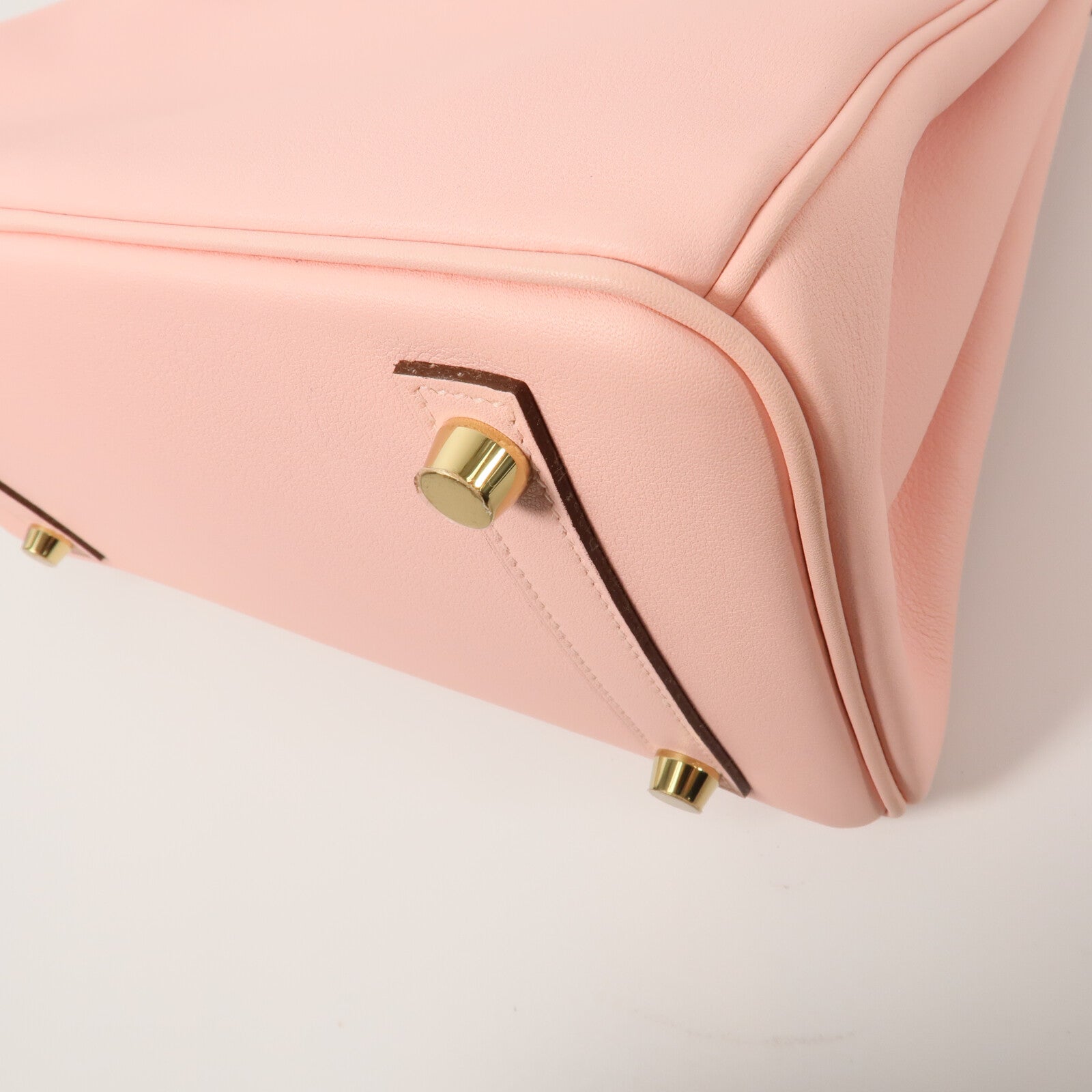 HERMES Swift皮革Birkin 25手挽袋Rose Sakura