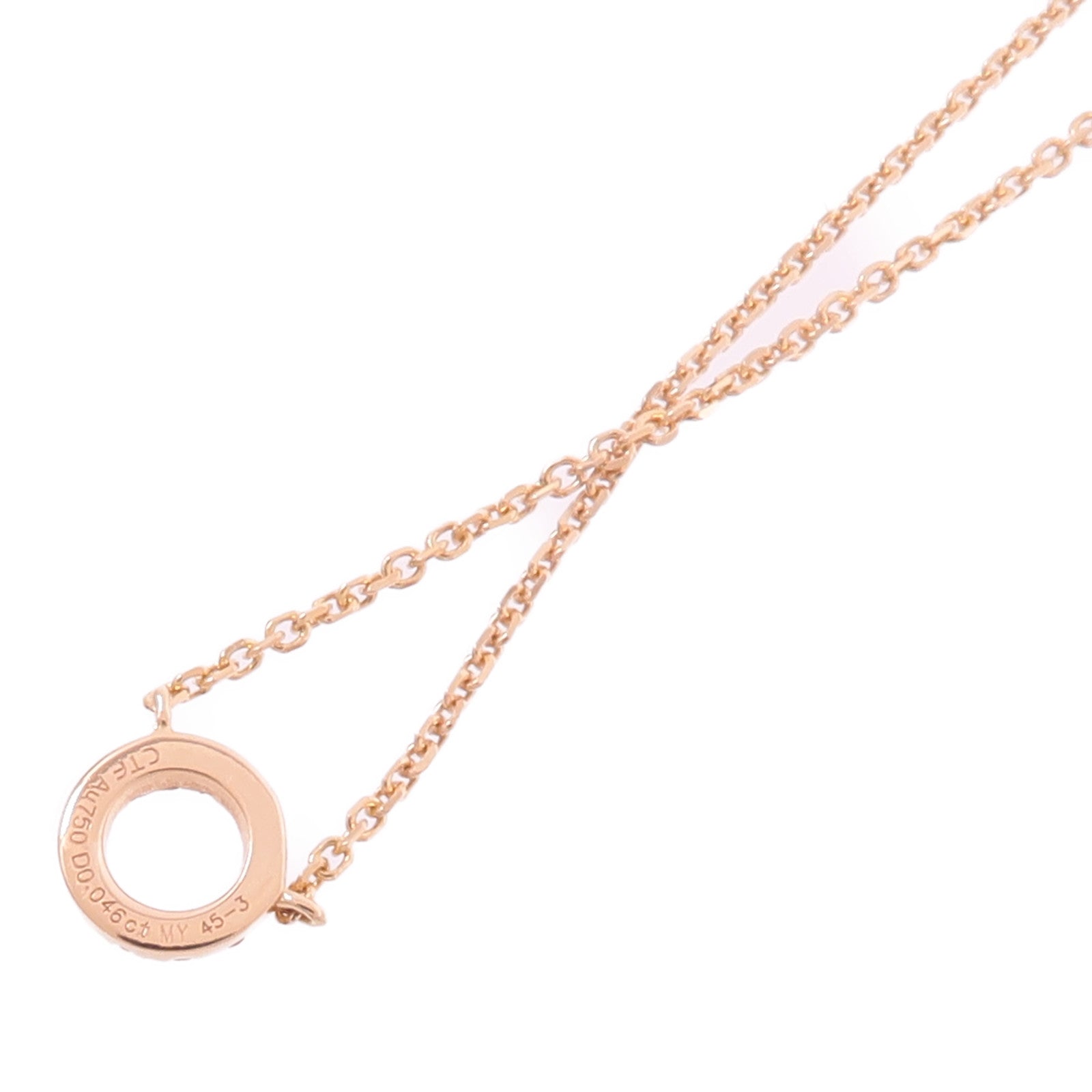 JEWELRY 18K玫瑰金Diamond Necklace鑽石項鍊