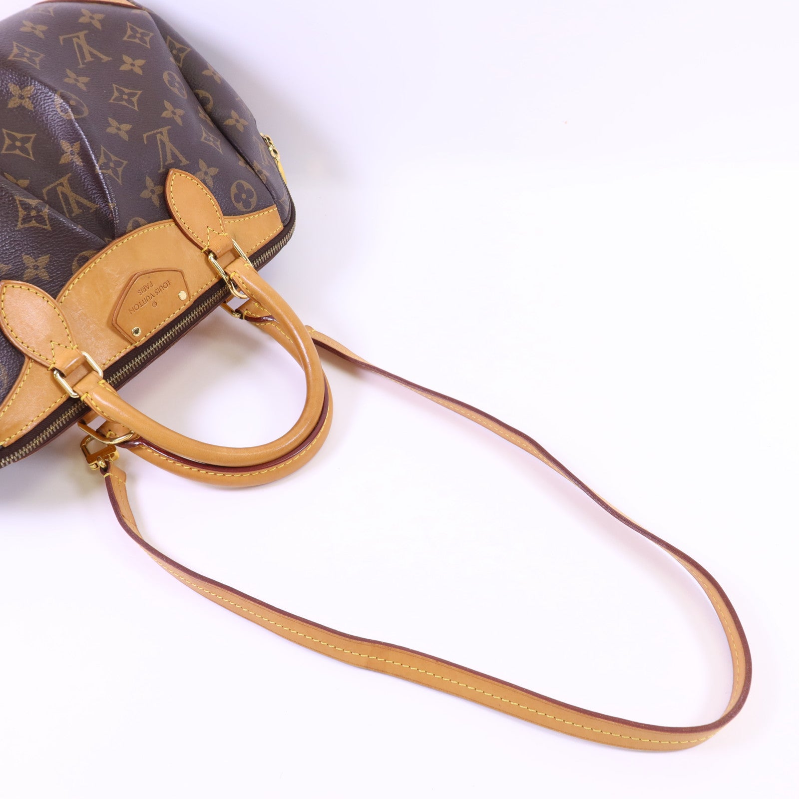 LOUIS VUITTON Monogram Segur金扣手挽肩背兩用袋