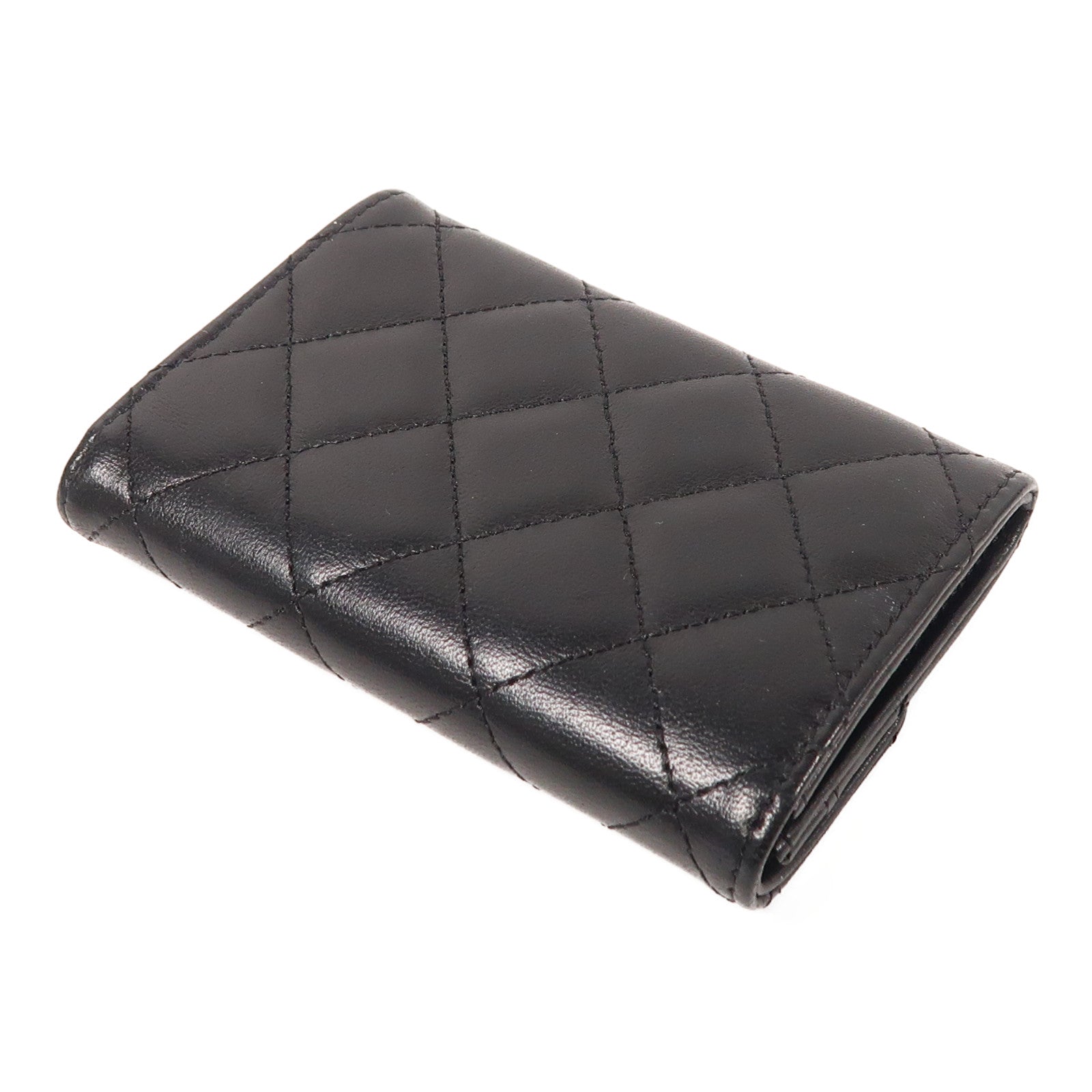 CHANEL 羊皮皮革Card Case金扣卡片套