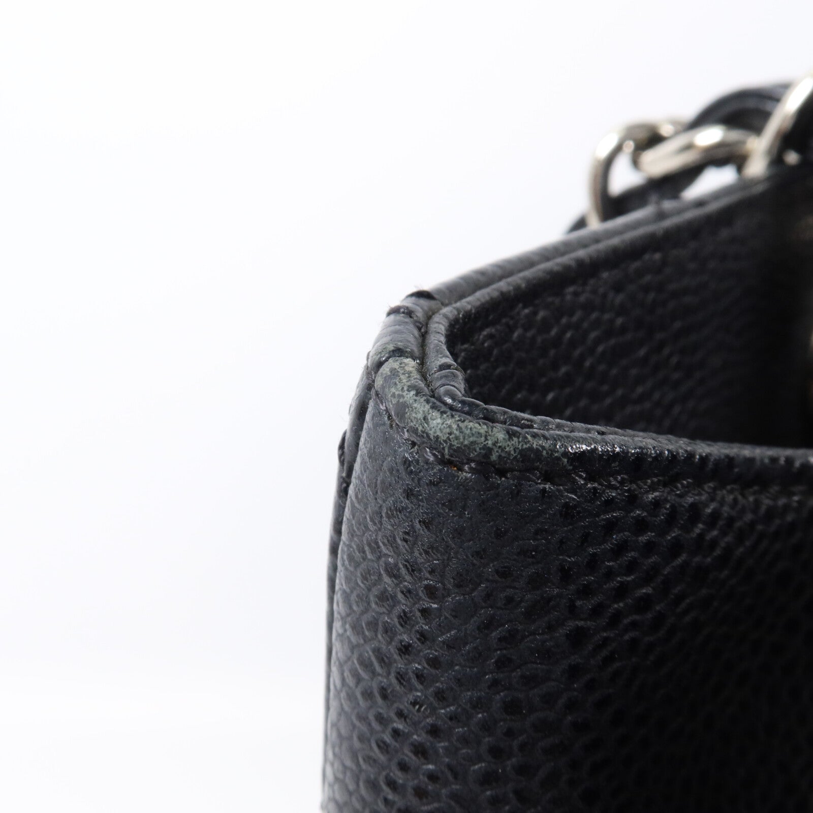 CHANEL 牛皮皮革GST Grand Shopping Tote Bag鏈帶肩背袋