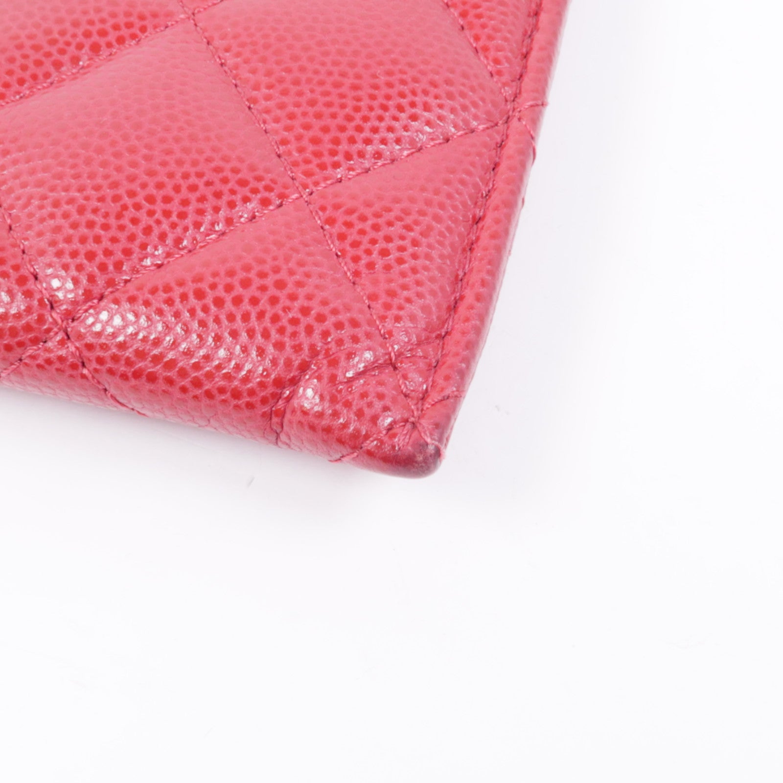CHANEL 牛皮皮革Clutch Bag銀扣手拿包