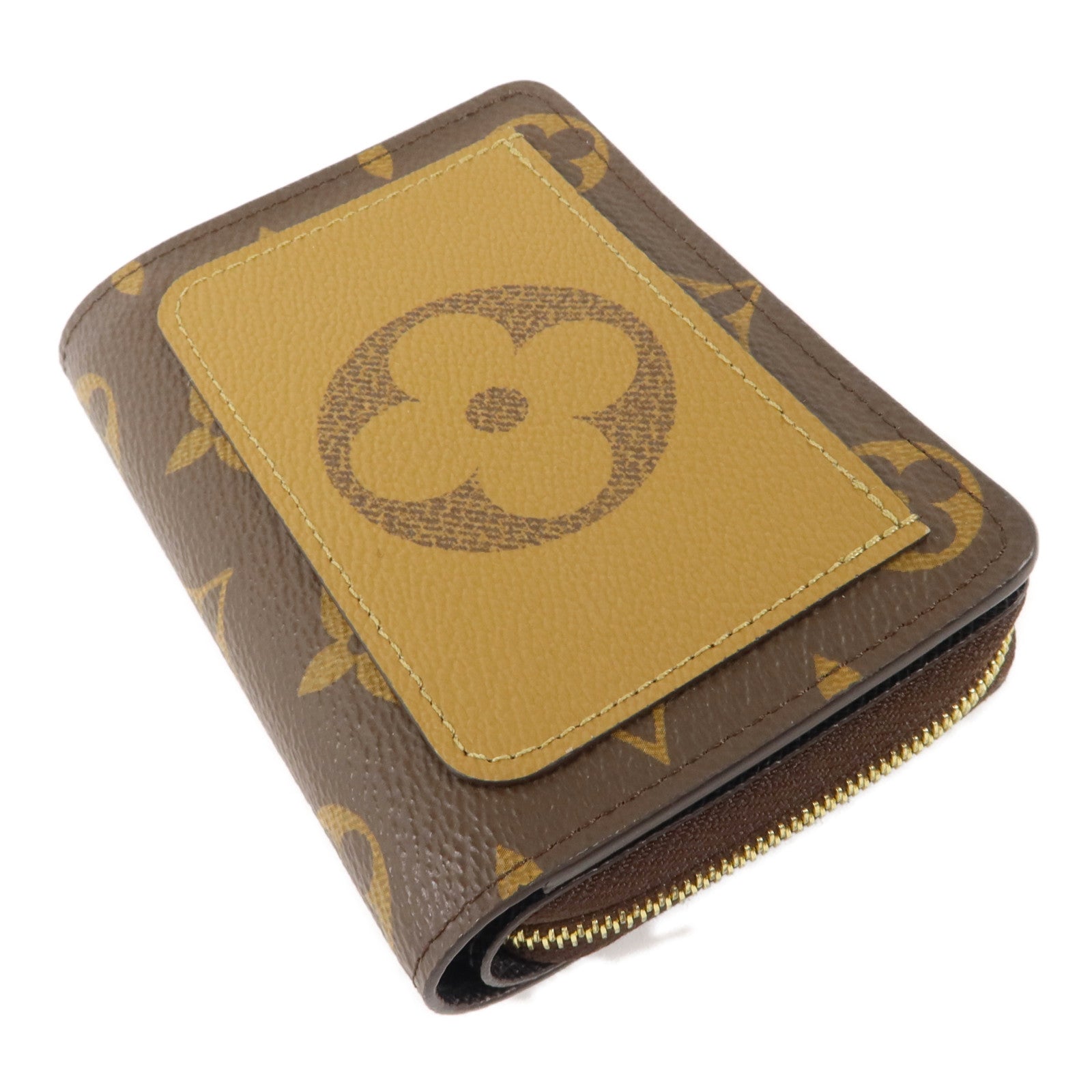 LOUIS VUITTON Monogram Reverse Lou Wallet錢包