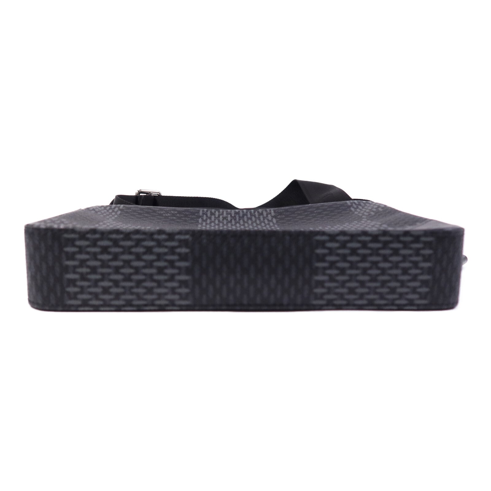 LOUIS VUITTON Damier Graphite Trio Messenger銀扣肩背袋