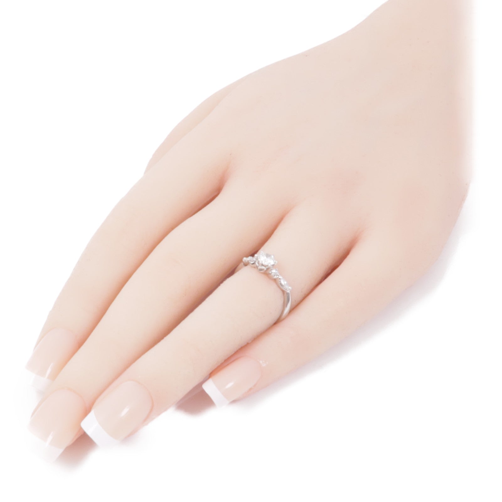 JEWELRY 【激減優惠】PT950鉑金Diamond Ring鑽石戒指US#4