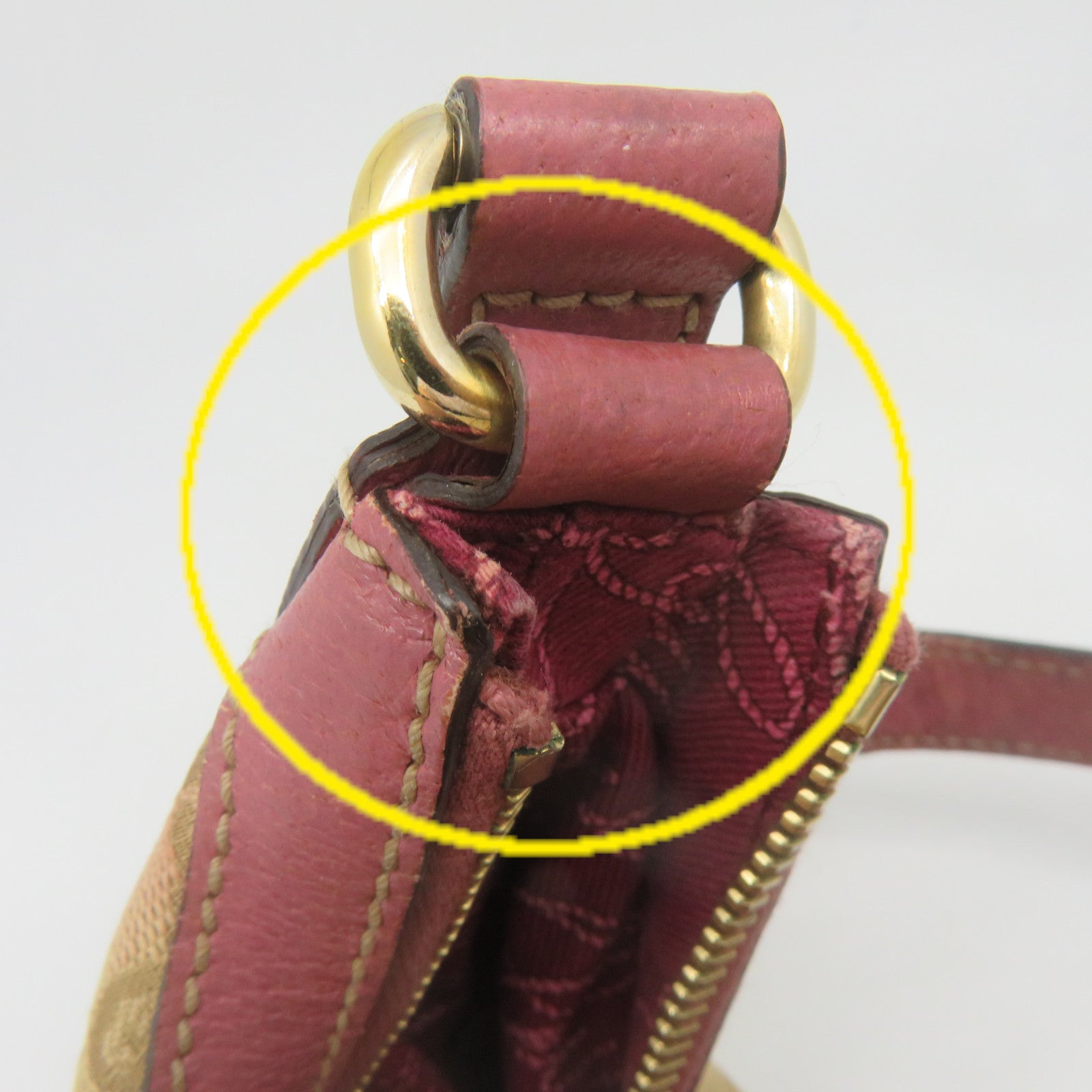 GUCCI 【激減優惠】GG帆布Shoulder Bag肩背袋啡色
