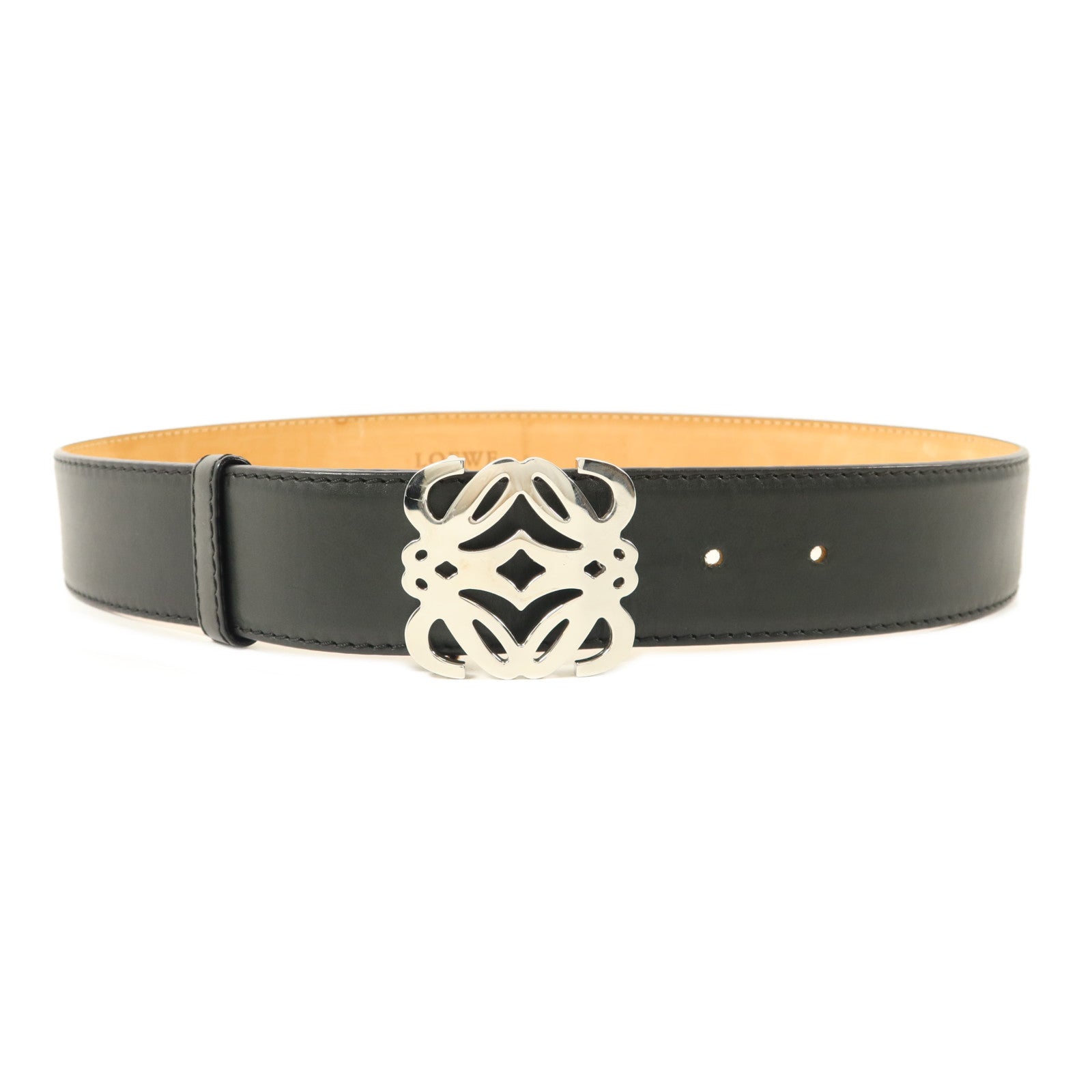 LOEWE 牛皮皮革Anagram Belt腰帶