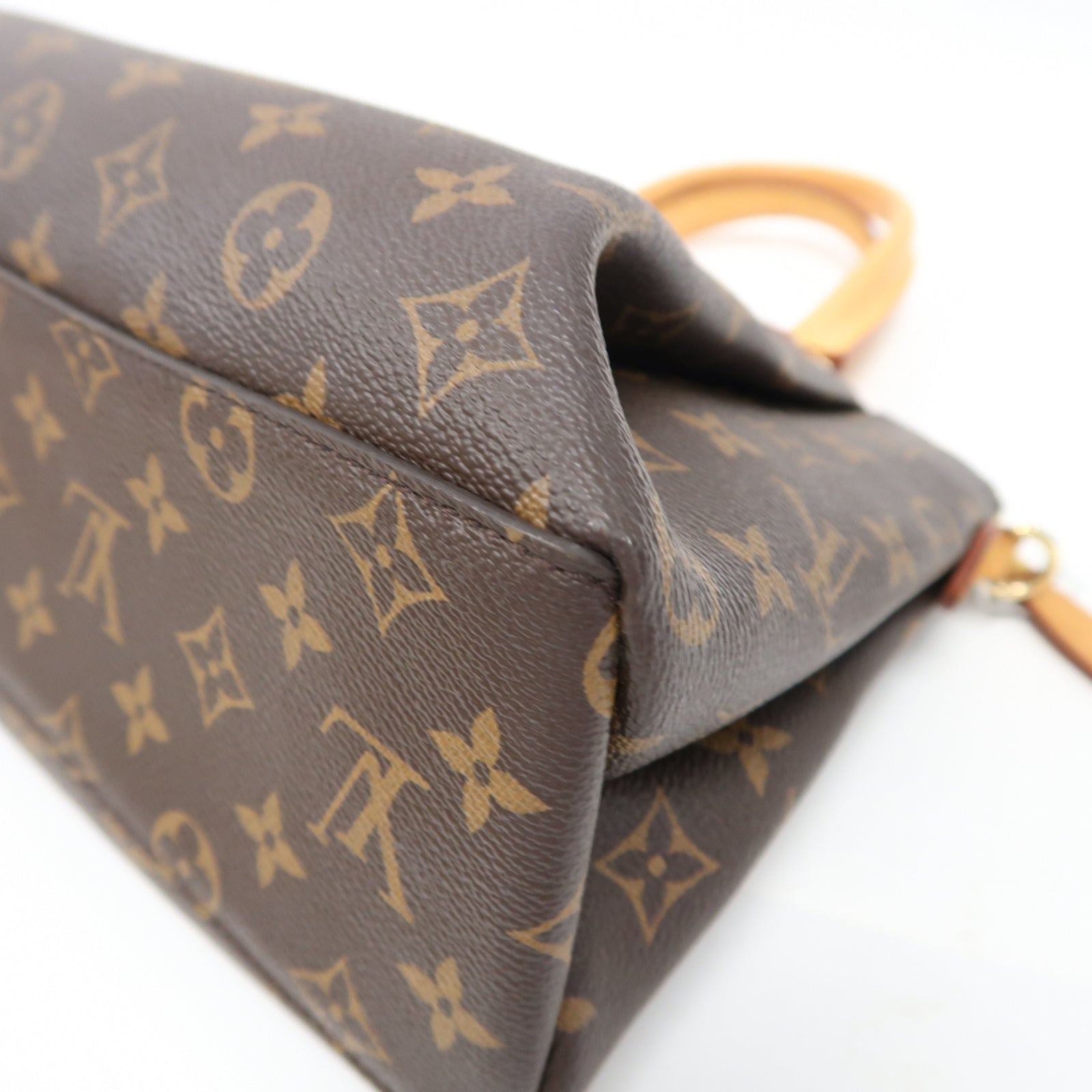 LOUIS VUITTON Monogram Boetie PM金扣手挽肩背兩用袋啡色