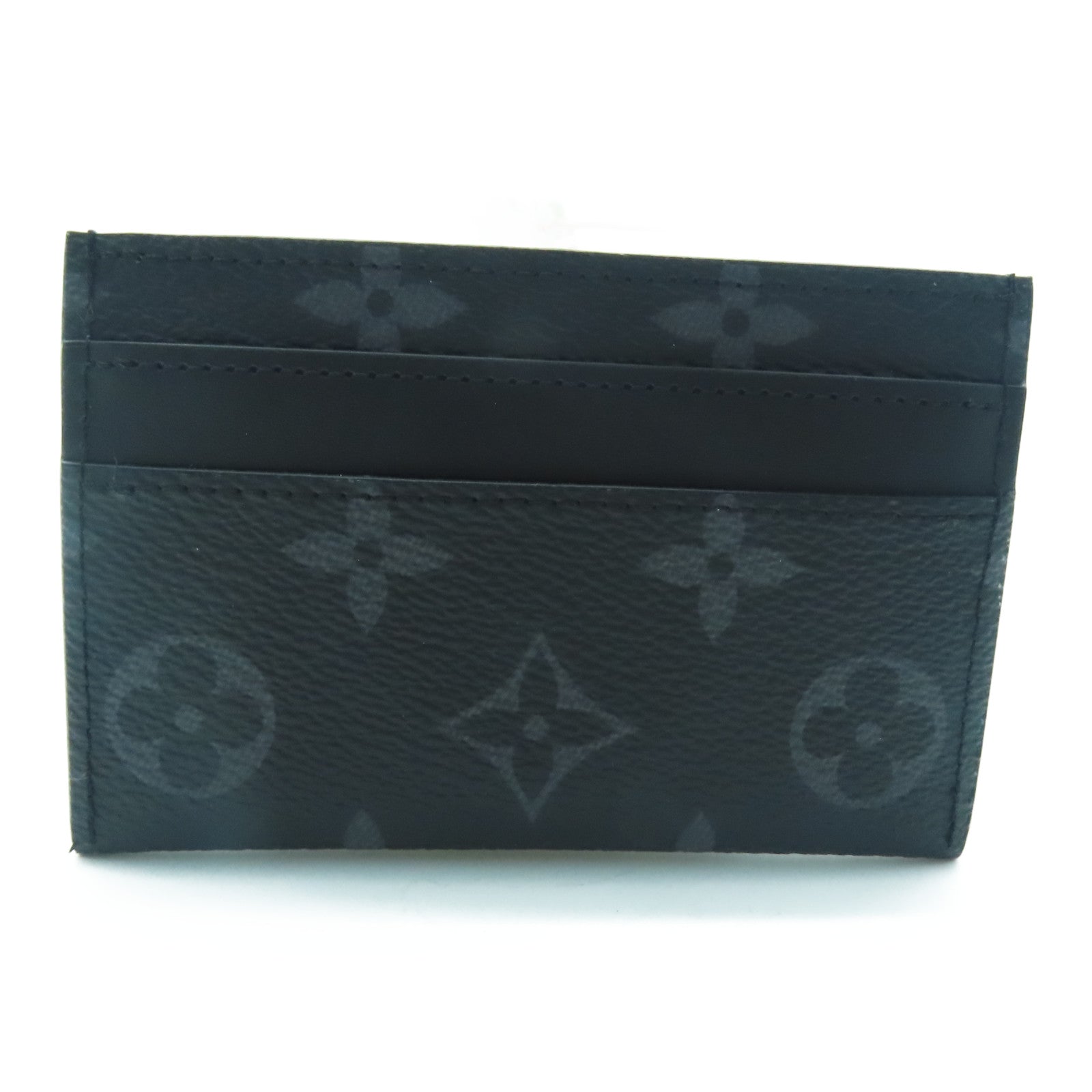 LOUIS VUITTON Monogram Eclipse Double Card Case卡片套黑色