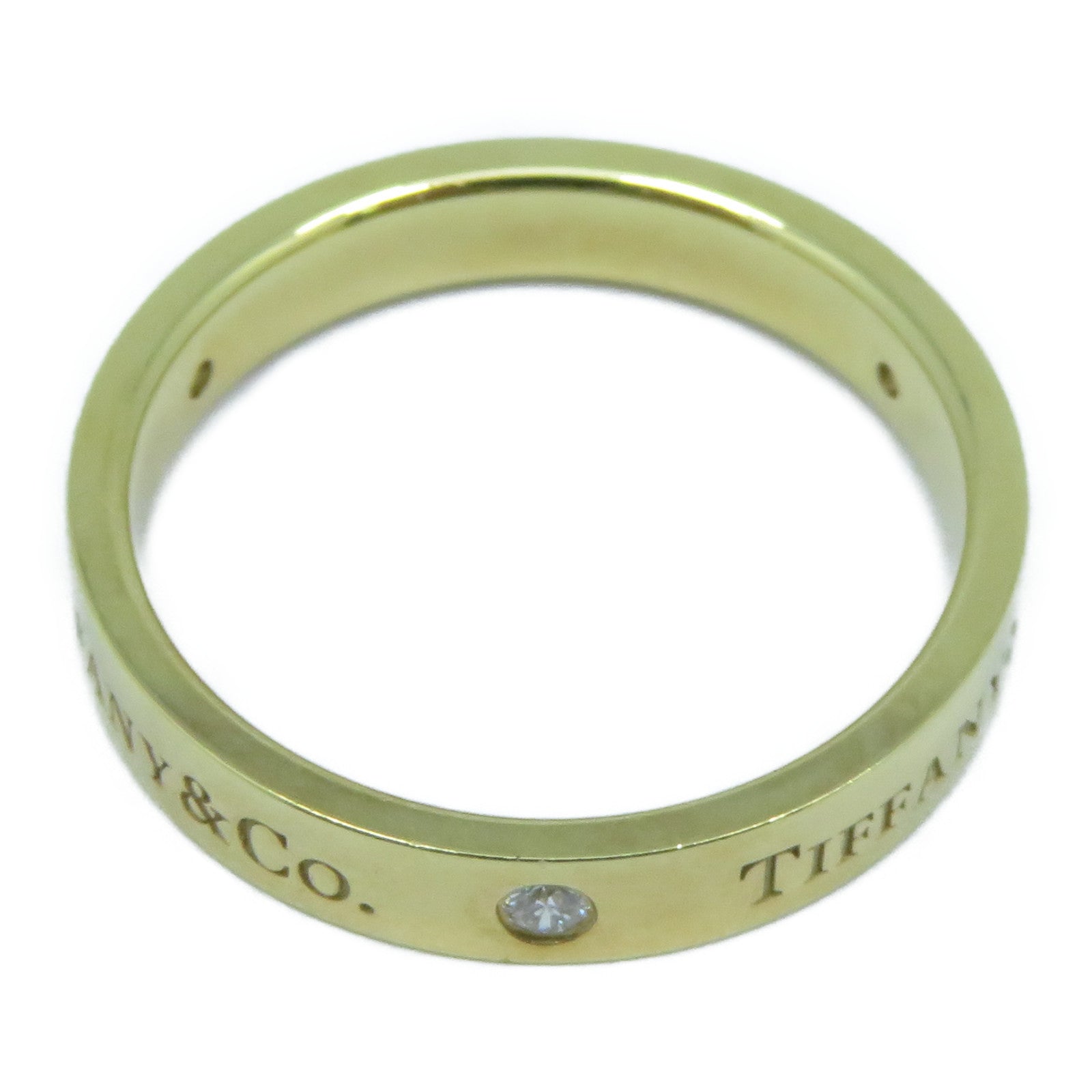 TIFFANY＆CO 【激減優惠】18K黃金Diamond Ring 5.9g鑽石戒指US#9.25