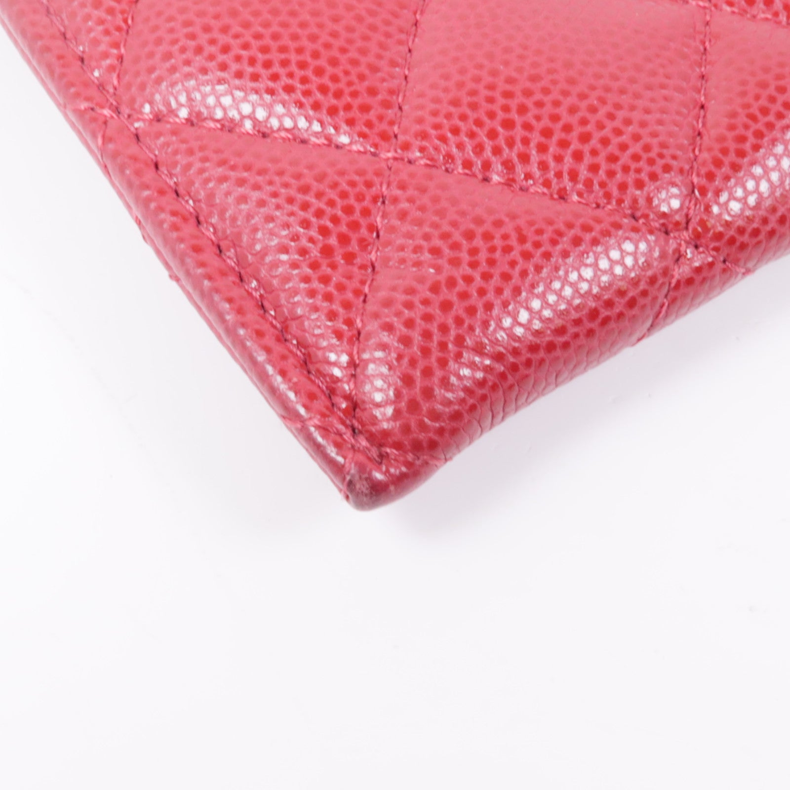CHANEL 牛皮皮革Clutch Bag銀扣手拿包