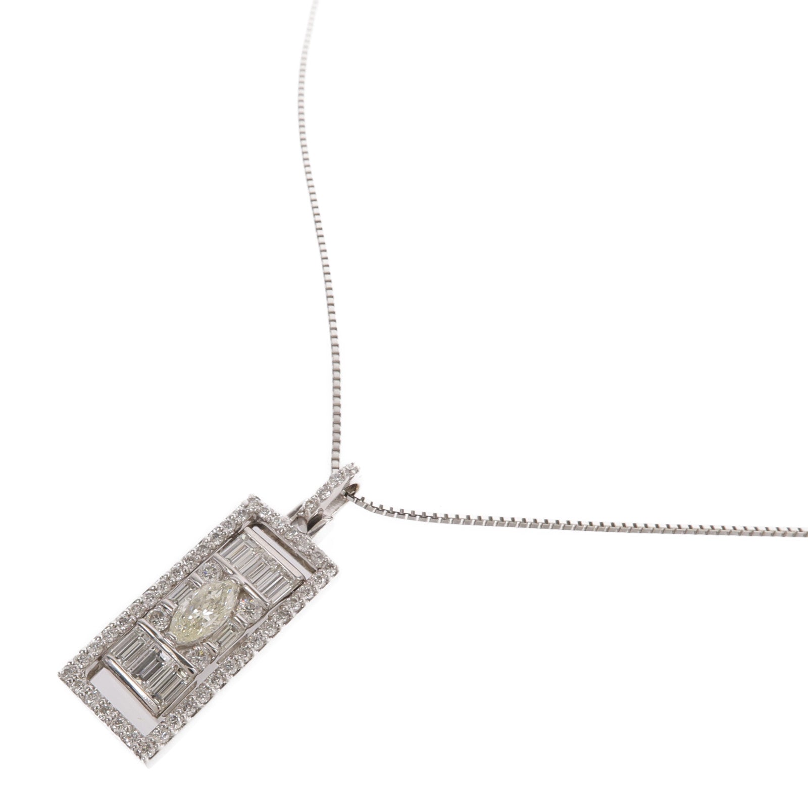 JEWELRY 18K白金/PT850鉑金Diamond Necklace鑽石項鍊