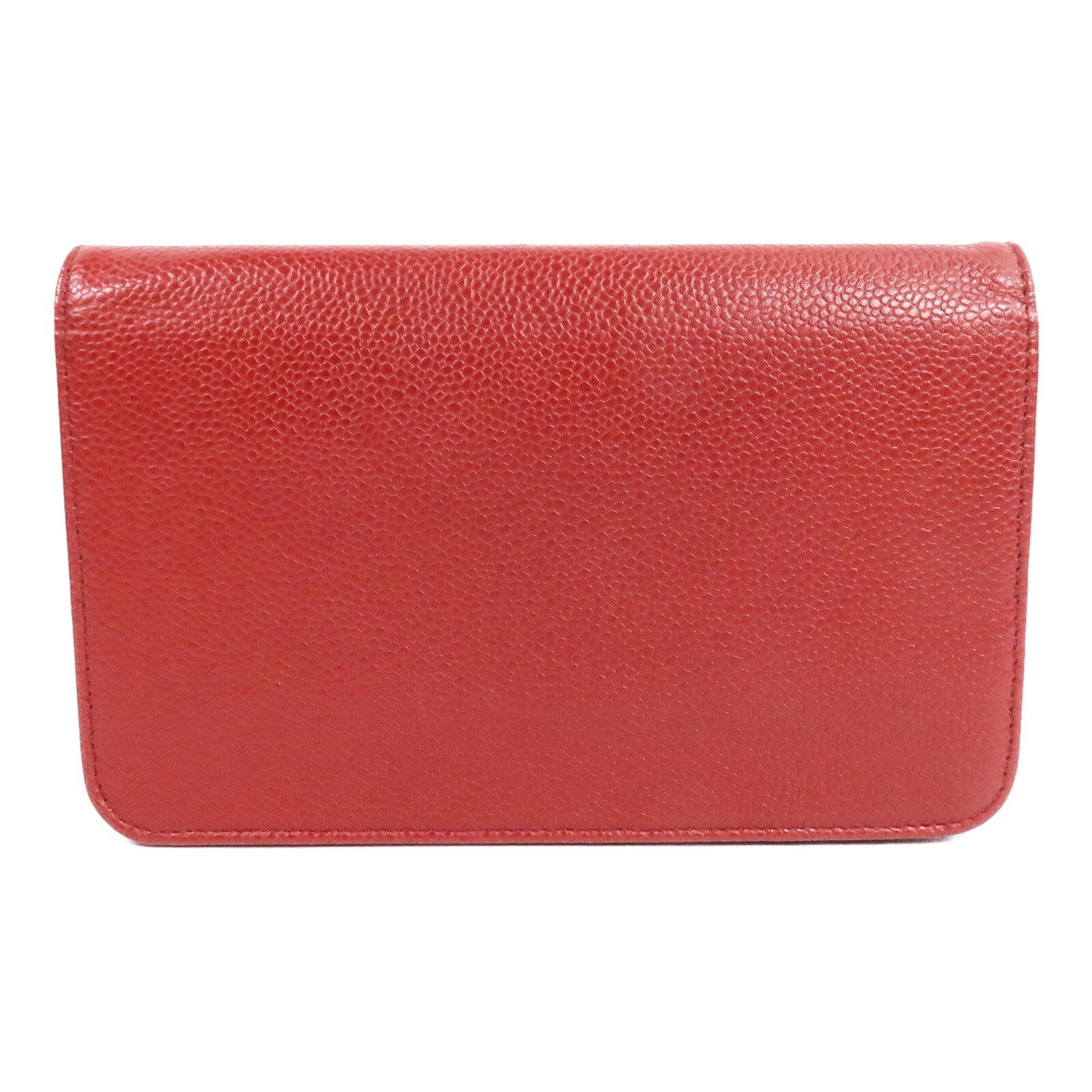 CHANEL 牛皮皮革WOC Wallet On Chain鏈帶肩背袋