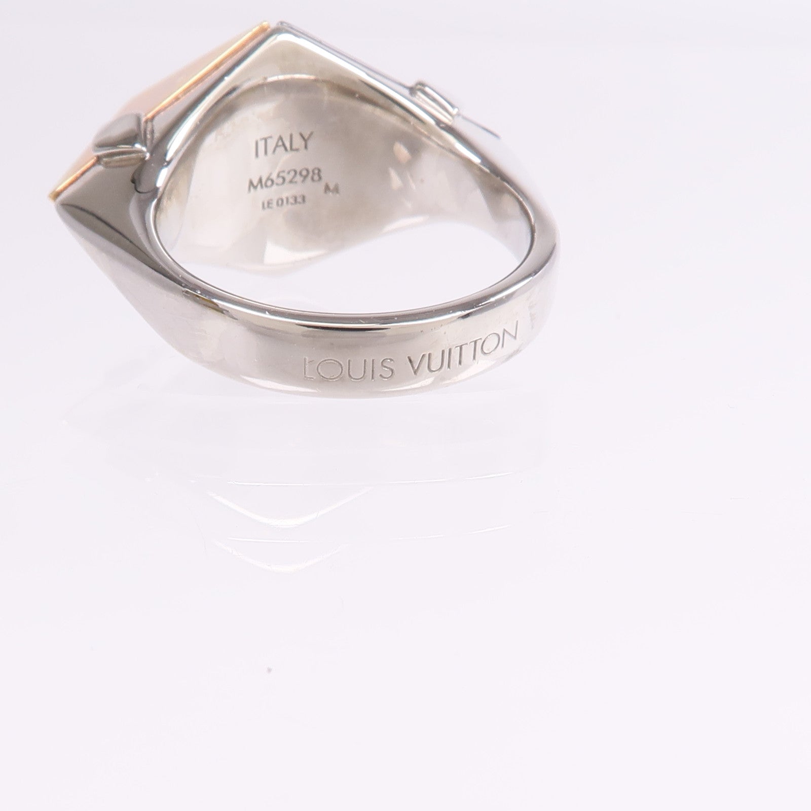 LOUIS VUITTON 【激減優惠】金屬Bague Zig Zag Ring戒指US#6.75