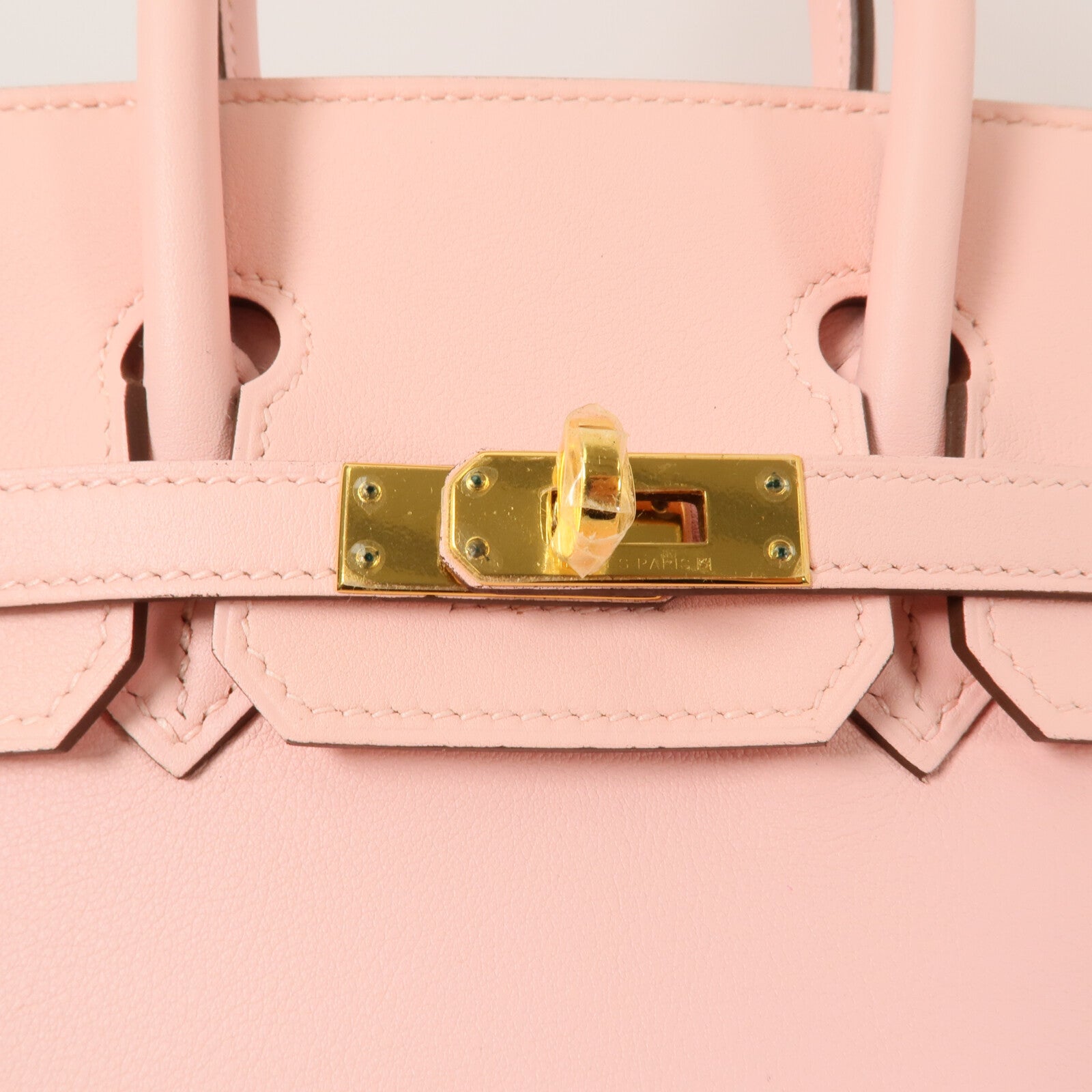 HERMES Swift皮革Birkin 25手挽袋Rose Sakura