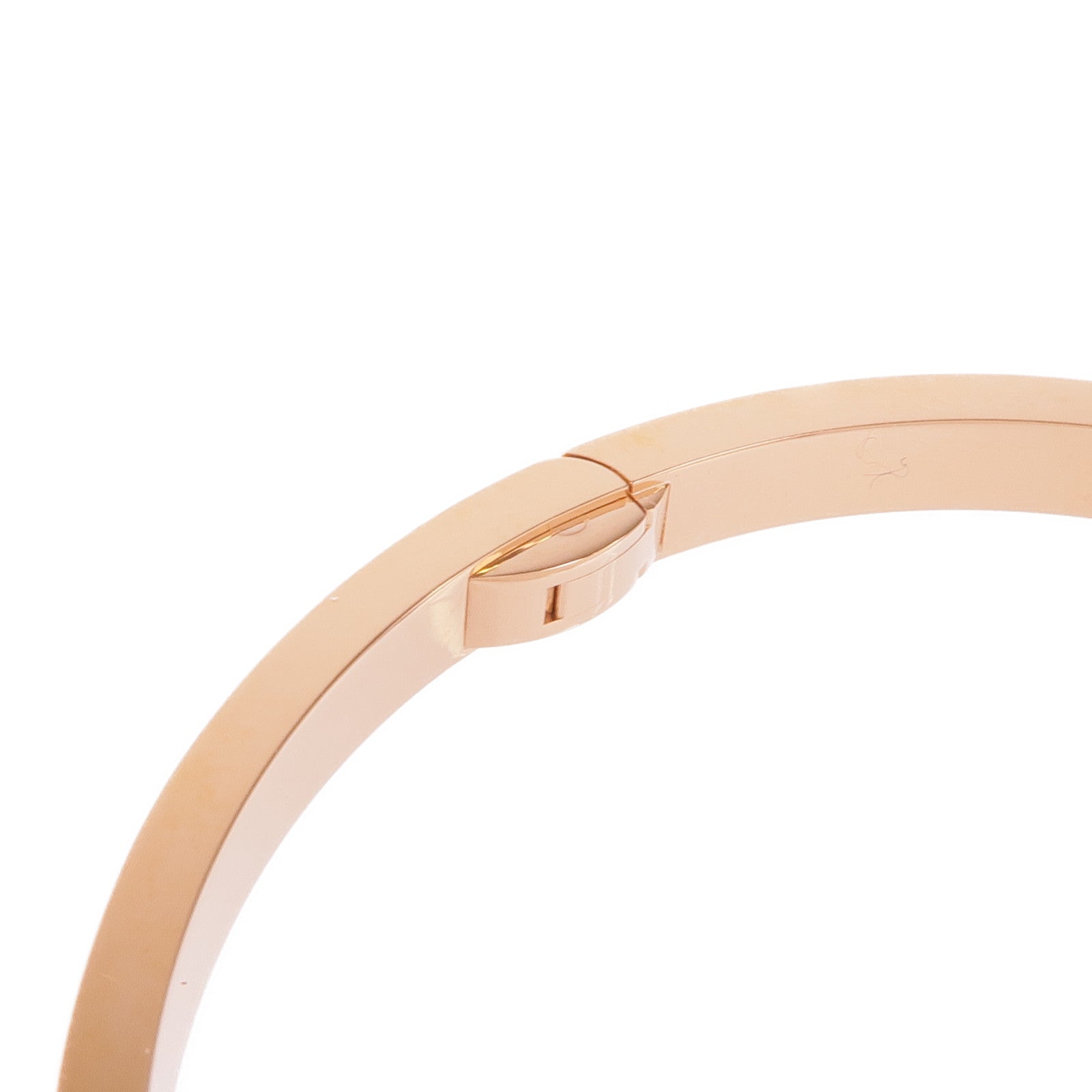 CARTIER 18K玫瑰金Love Bracelet鑽石手鏈Cartier#17