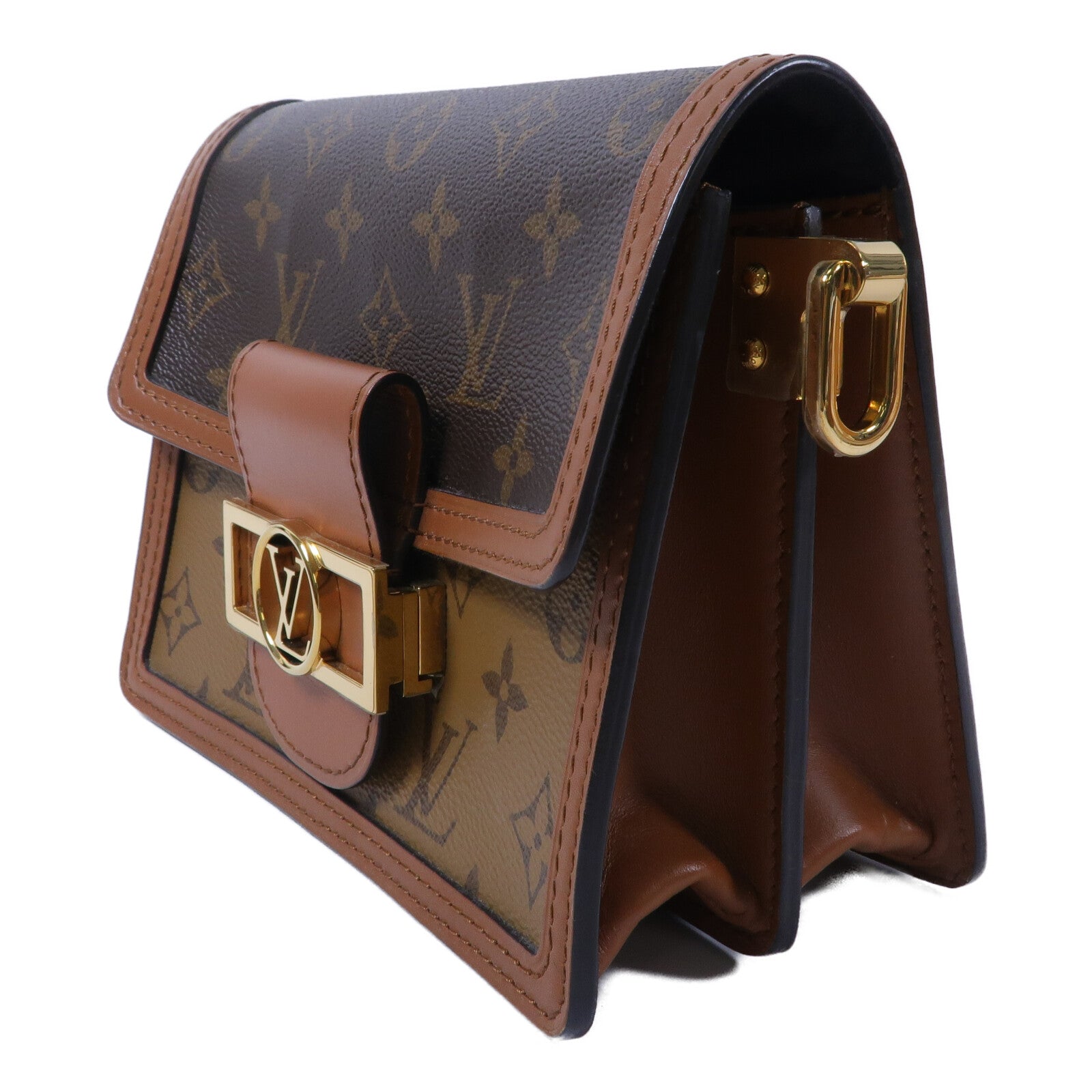 LOUIS VUITTON Monogram Reverse Mini Dauphine肩背袋