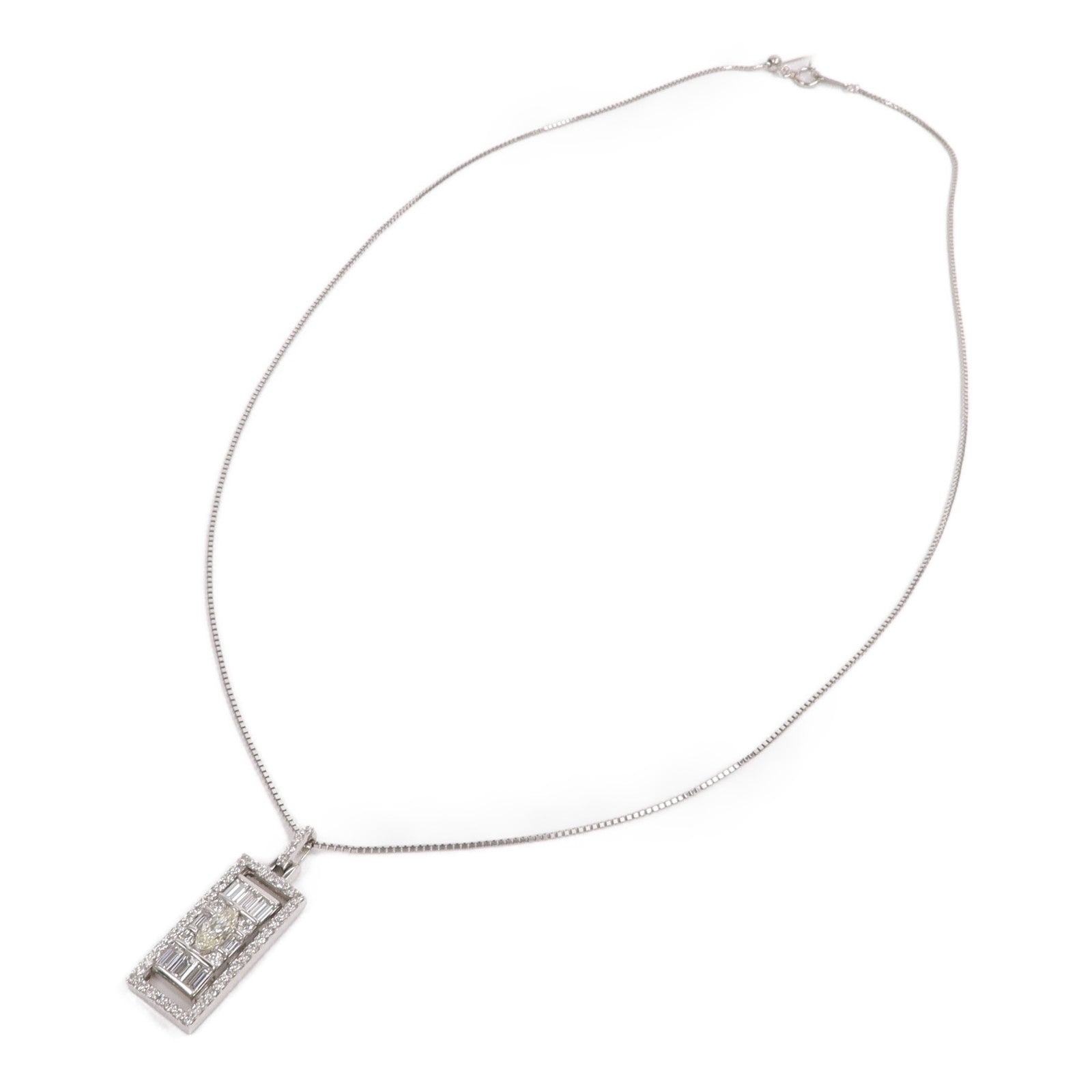 JEWELRY 18K白金/PT850鉑金Diamond Necklace鑽石項鍊