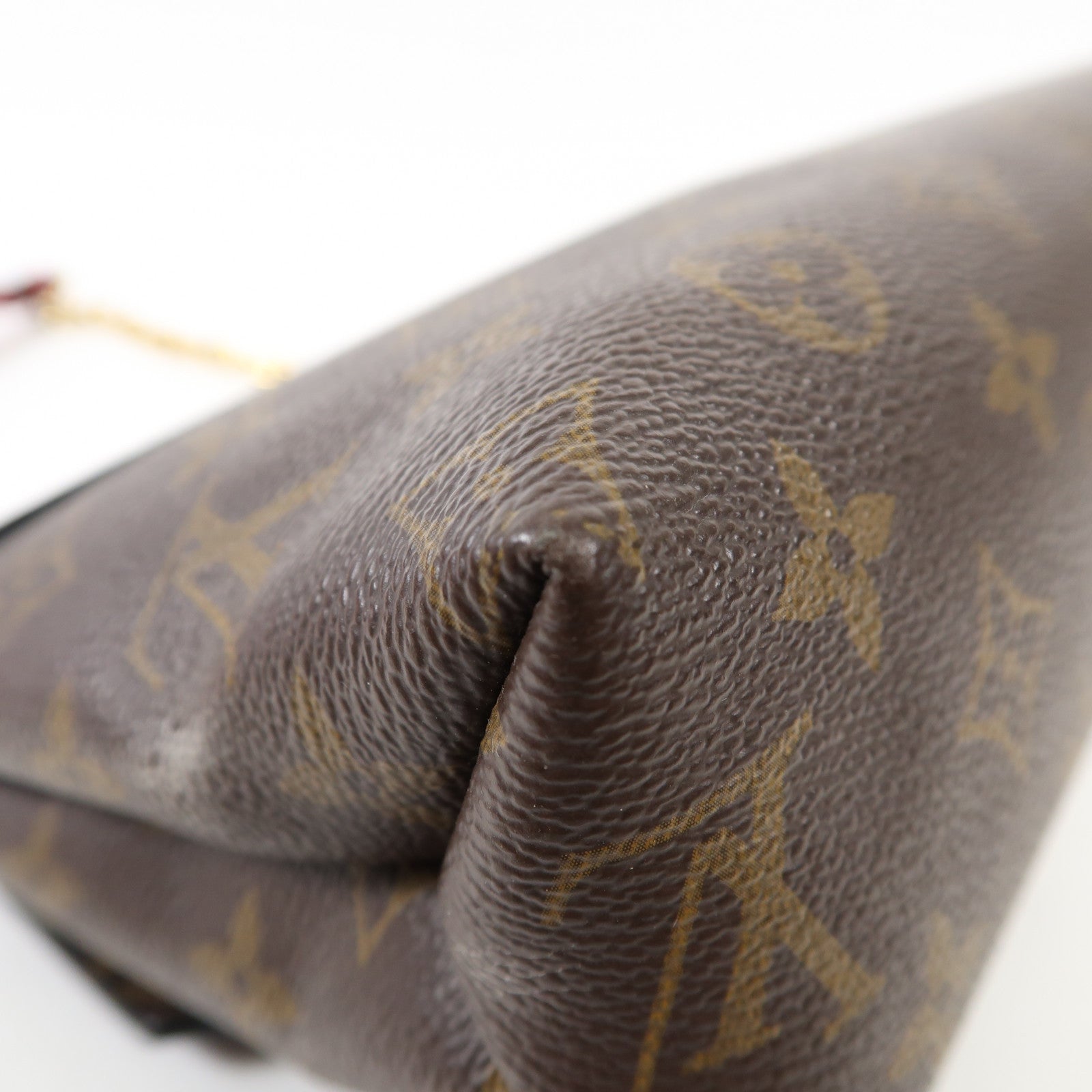 LOUIS VUITTON Monogram Saint Placide金扣肩背袋棕色/色