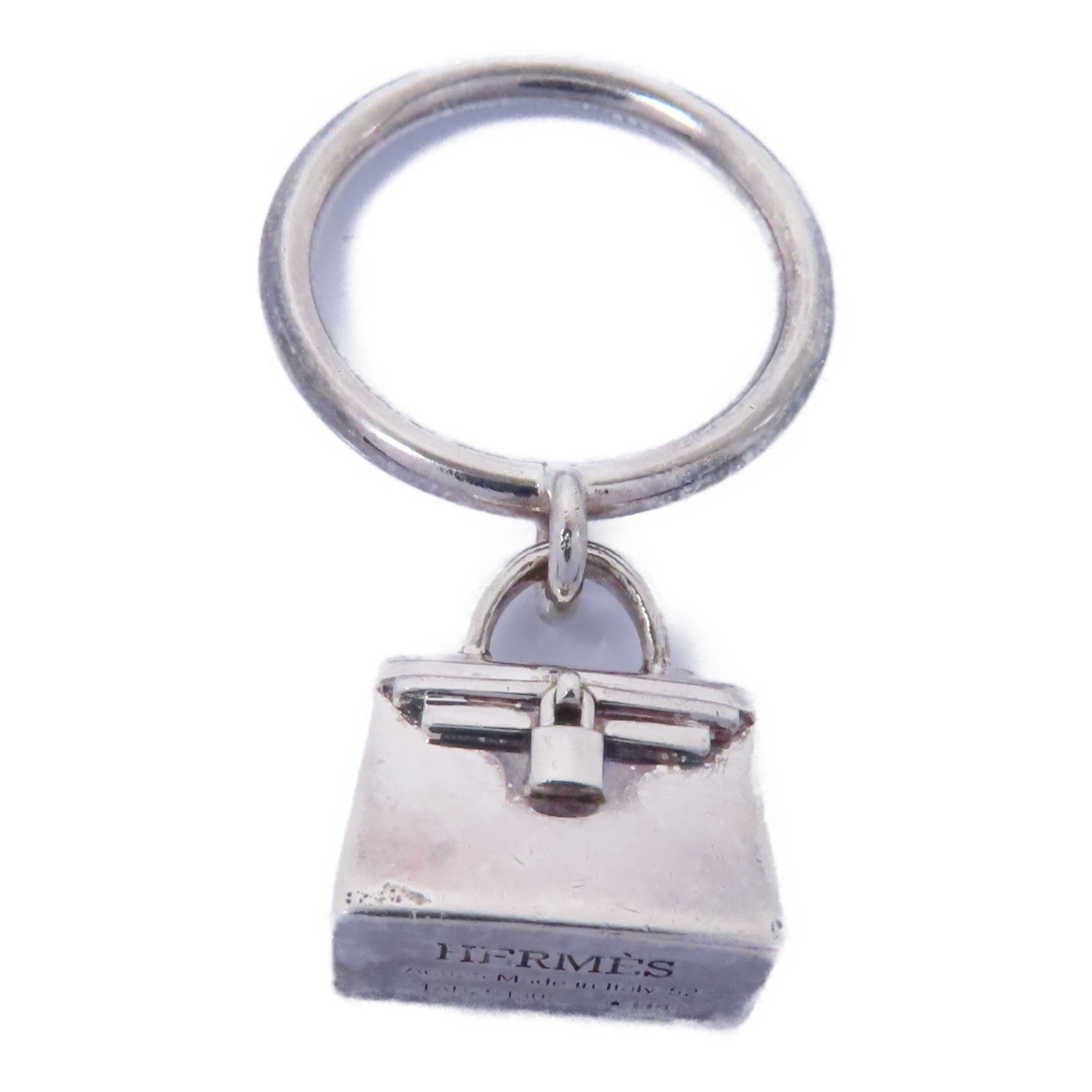HERMES 925純銀Amulettes Birkin Ring戒指US#6