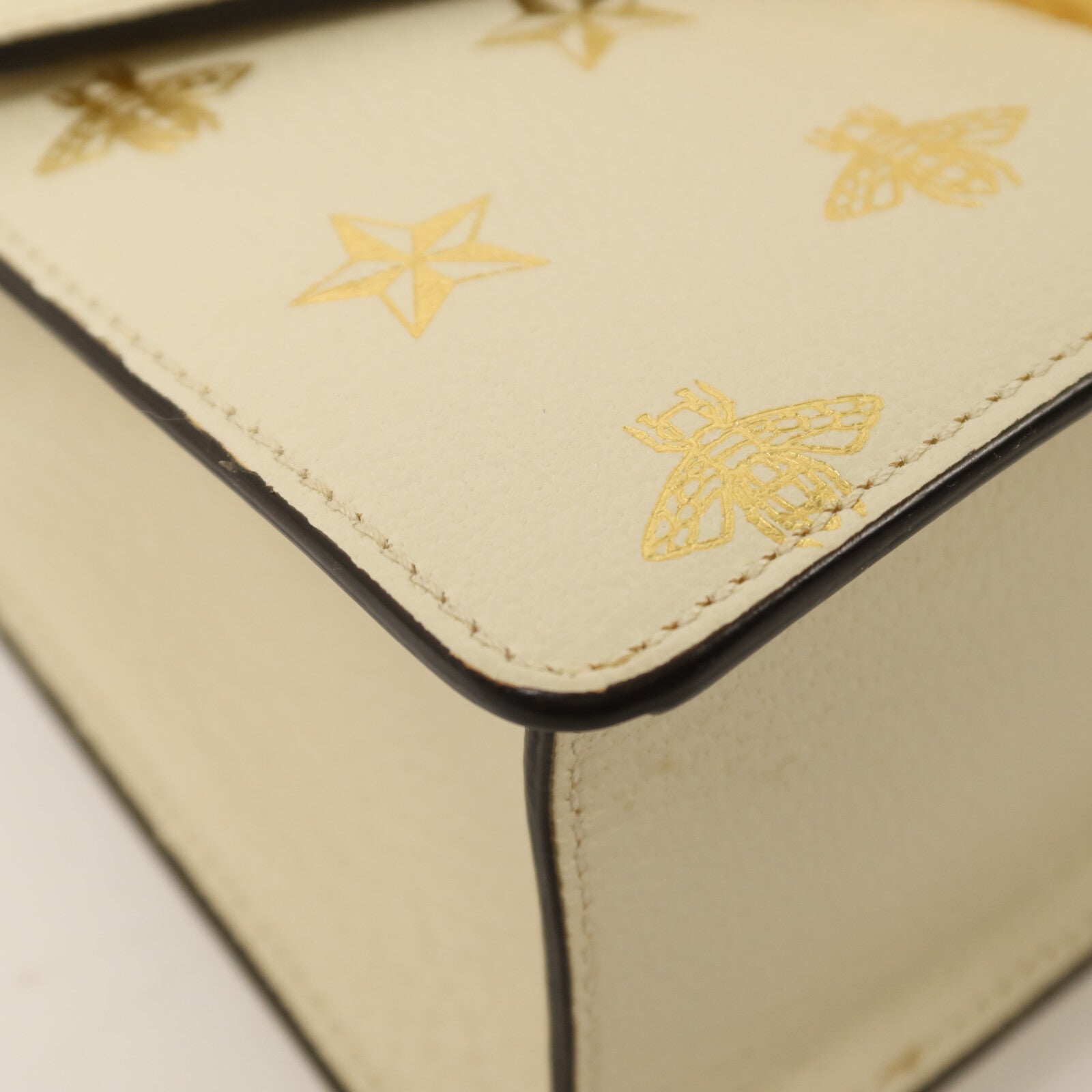 GUCCI 牛皮皮革Sylvie Bag金扣手挽肩背兩用袋