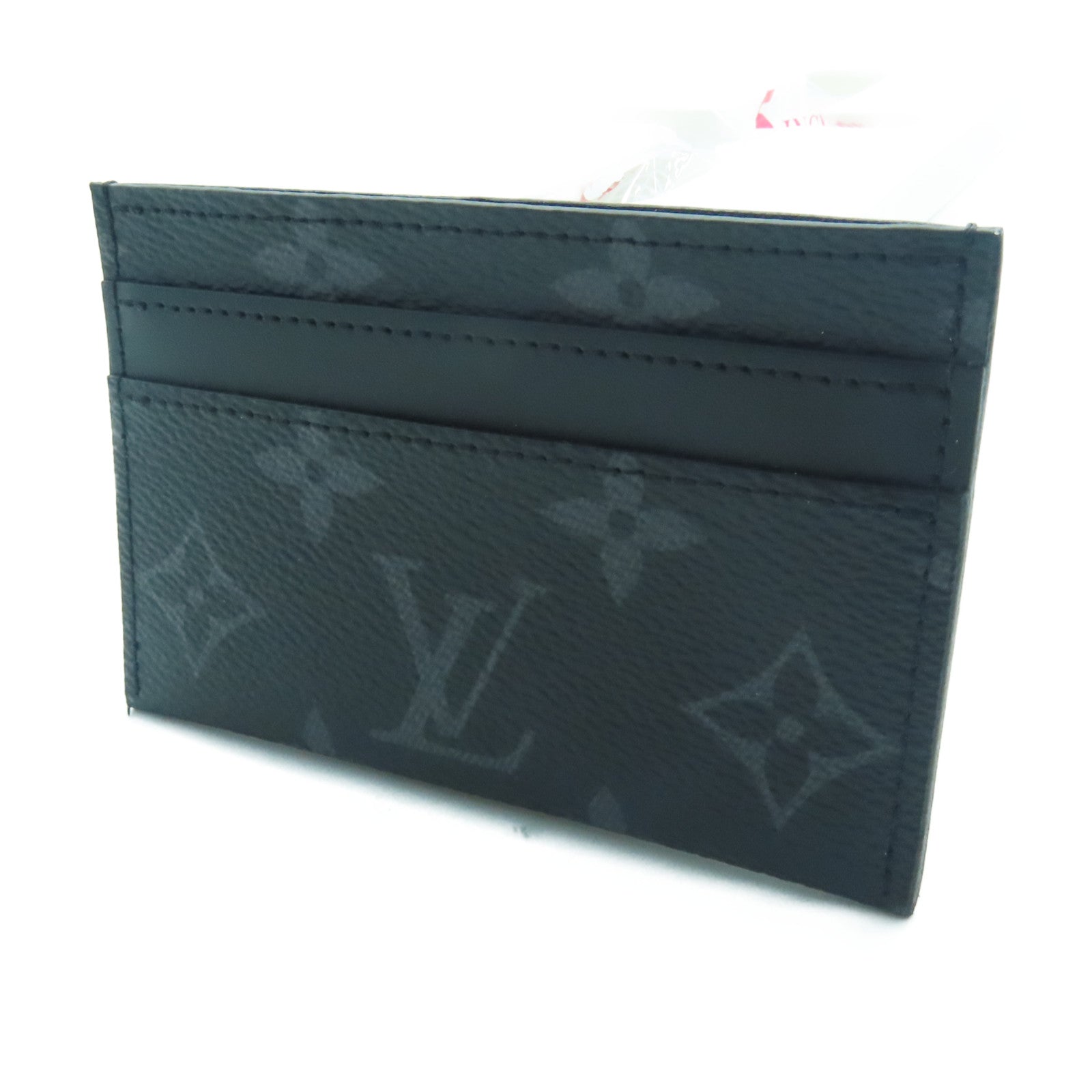 LOUIS VUITTON Monogram Eclipse Double Card Case卡片套黑色