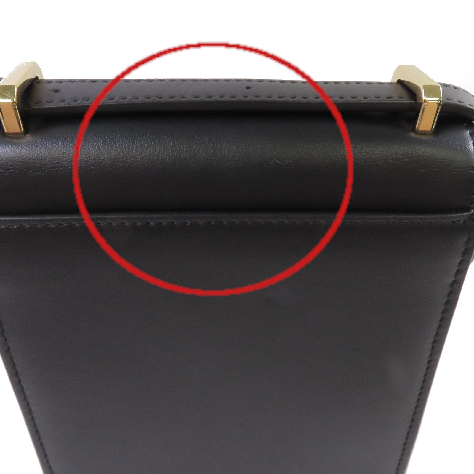 BURBERRY 牛皮皮革Shoulder Bag金扣肩背袋黑色