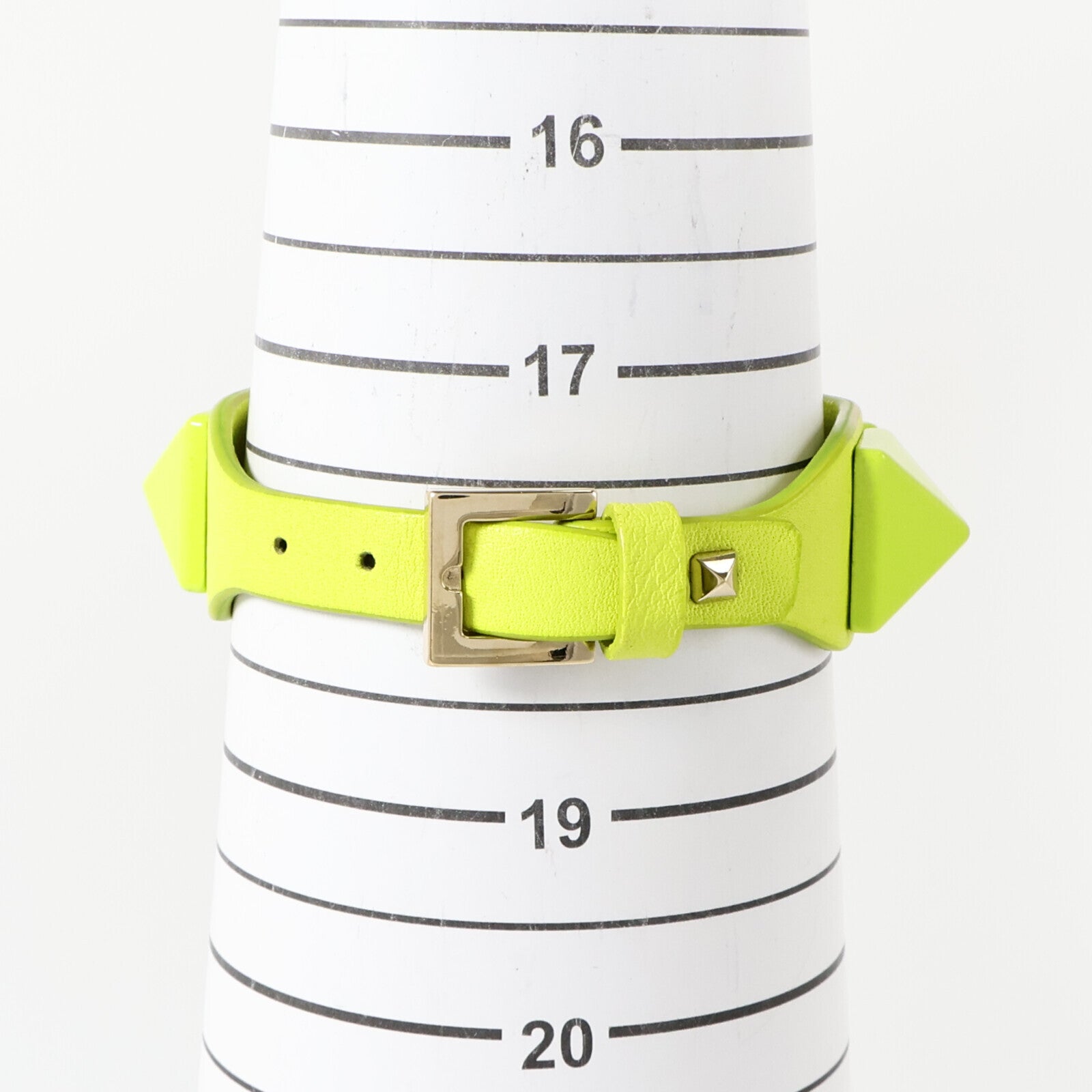 Valentino 牛皮皮革Garavani Bracelet金扣手鏈
