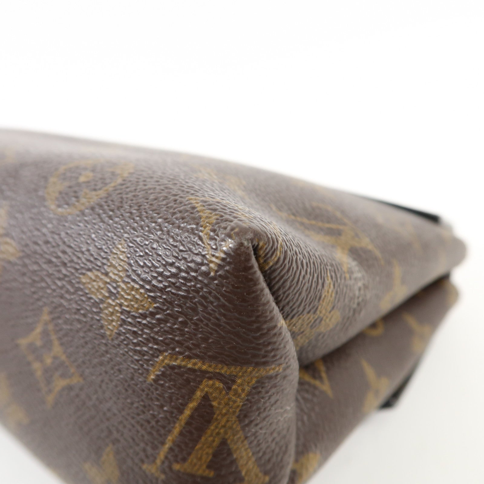 LOUIS VUITTON Monogram Saint Placide金扣肩背袋棕色/色